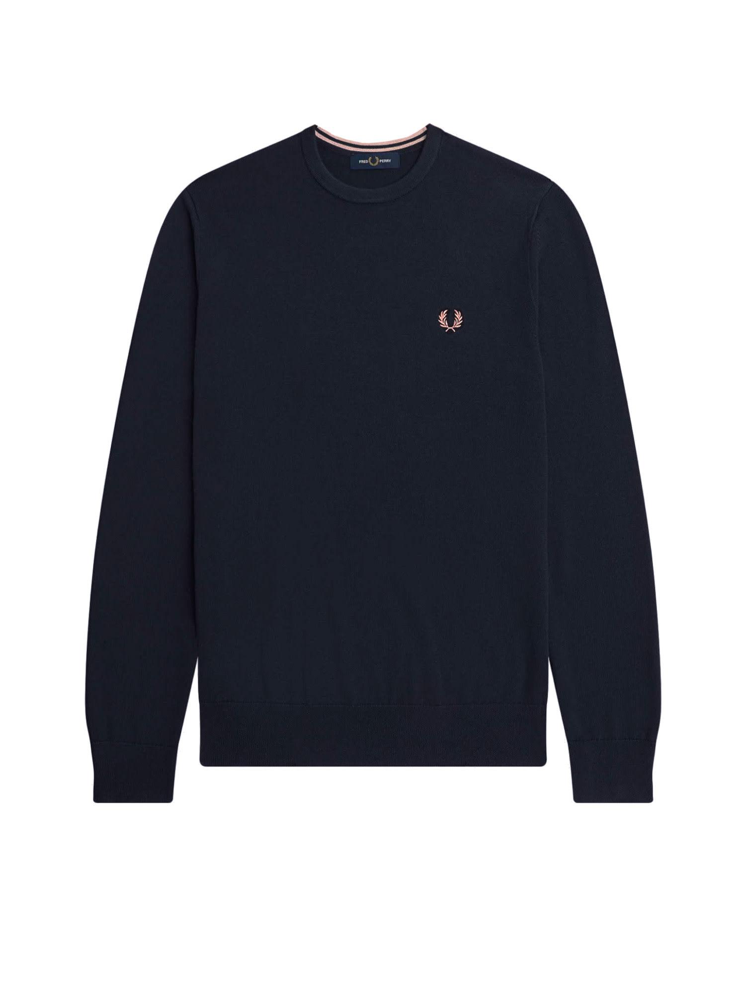 Fred Perry Sweater in Blue for Men | Lyst
