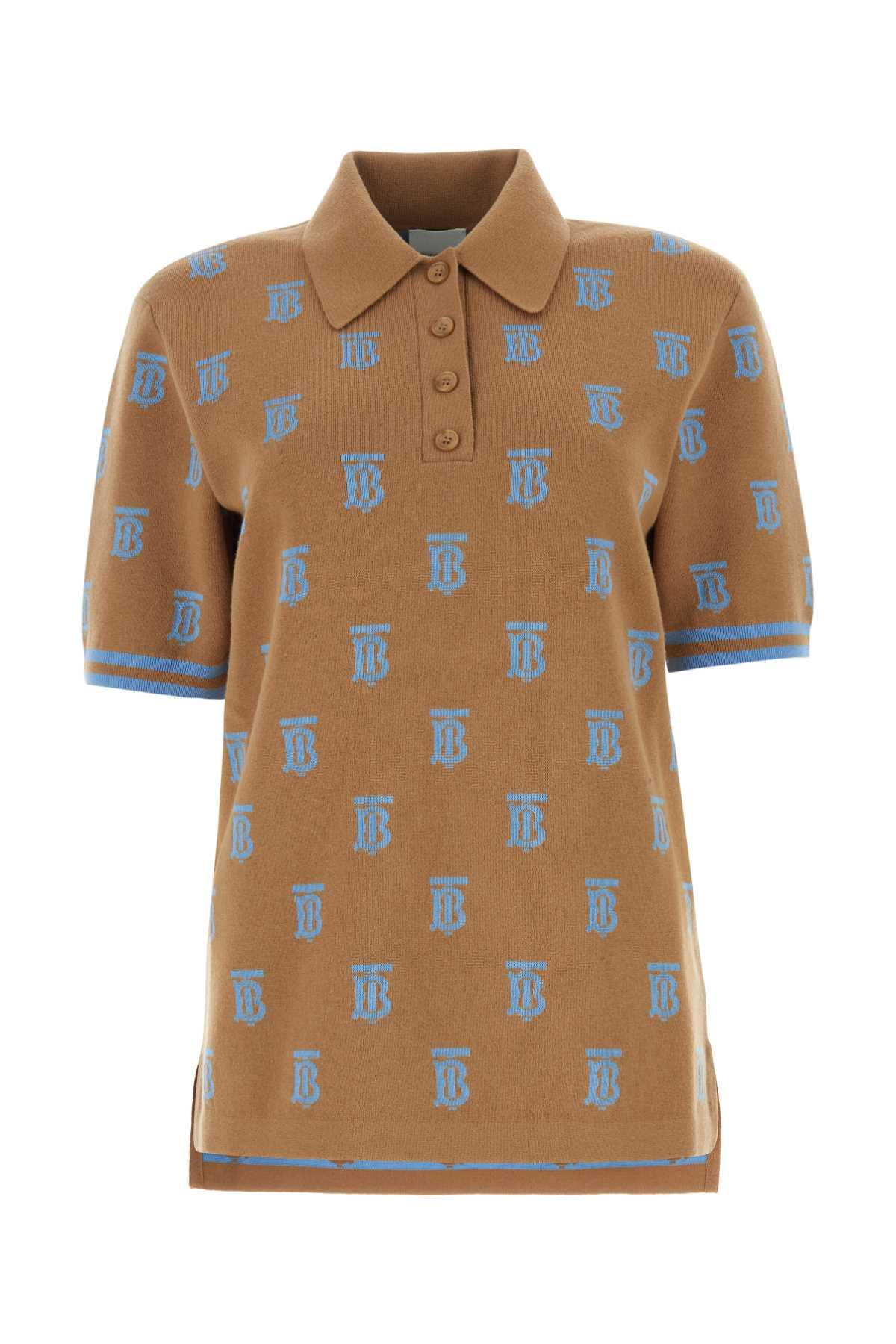 Burberry knitted polo hotsell