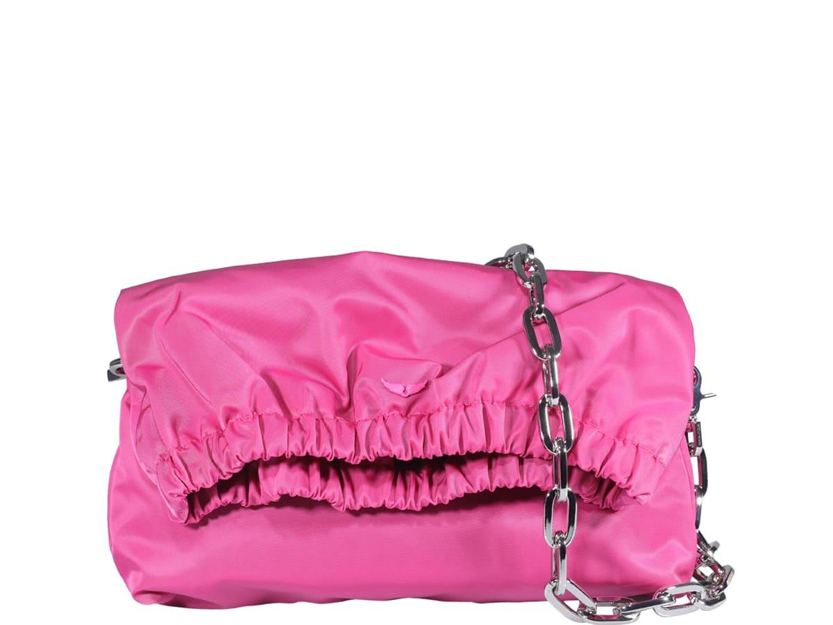 Zadig & Voltaire Chunky-knit Shoulder Bag in Pink