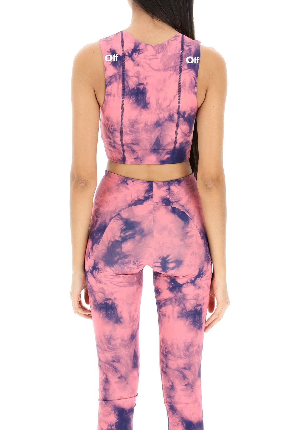 Off White c o Virgil Abloh Tie Dye Sports Bra in Pink Lyst UK