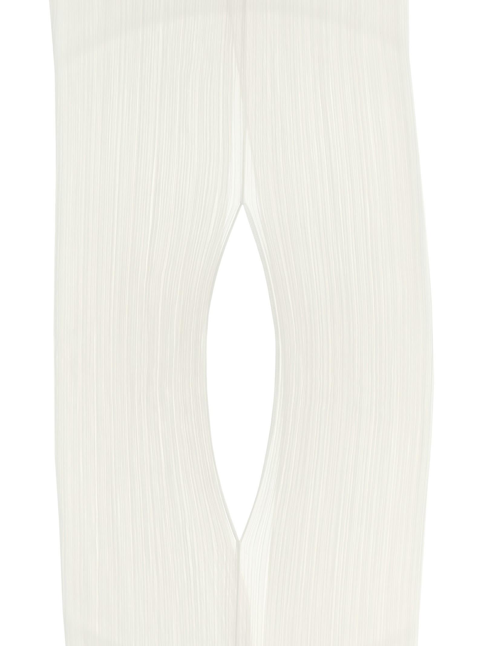 Pleats Please Issey Miyake 'Basic Madame-T Small' Stole in White
