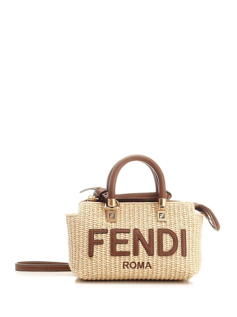 【関税&送料込】Fendi Straw Fendigraphy Handbag Straw Fendigraphy Handbag | italist