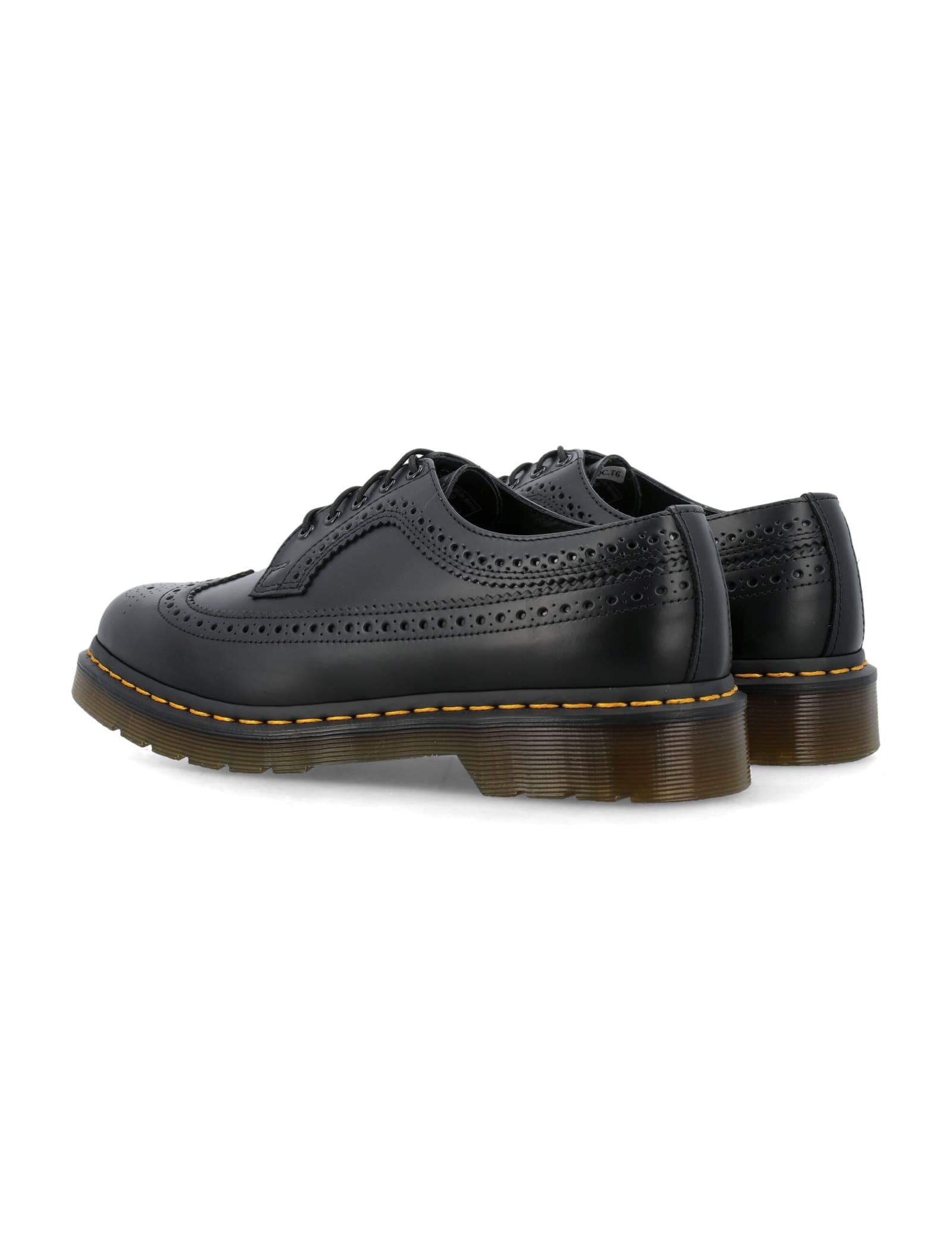Dr. Martens 3989 Smooth Leather Brogue Shoes in Black for Men | Lyst