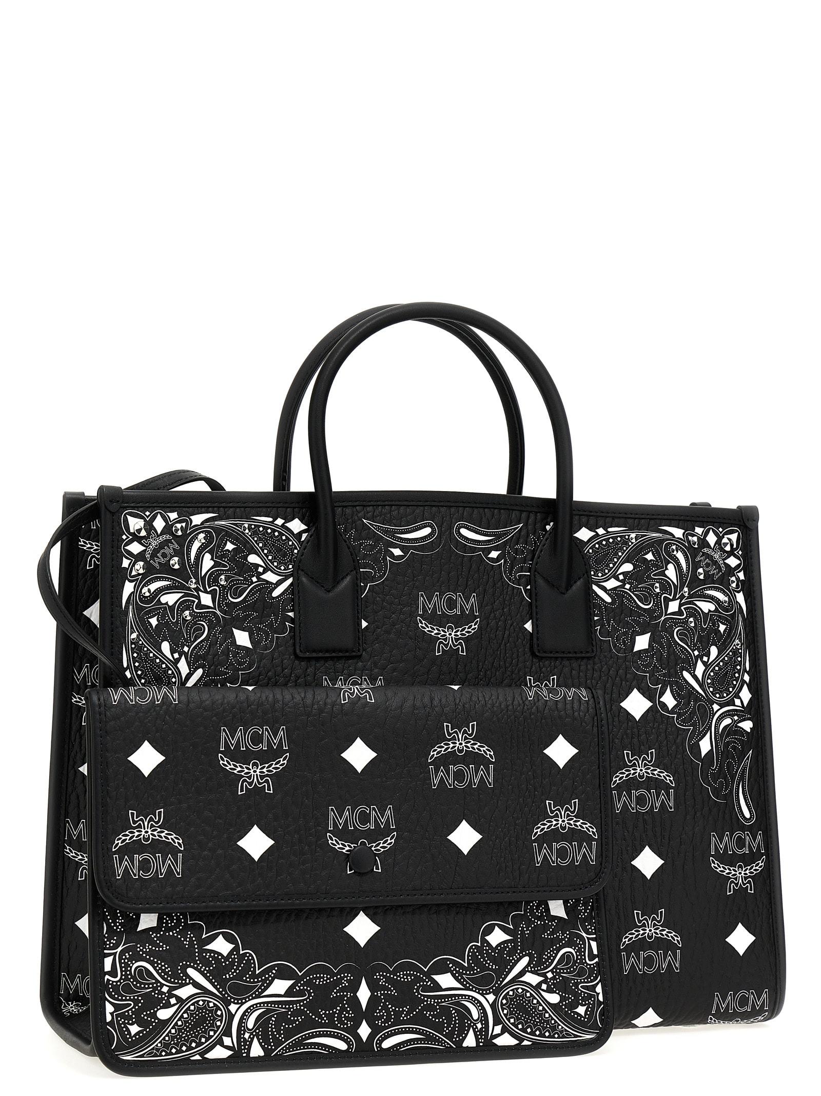 MCM Tote Bag in Black