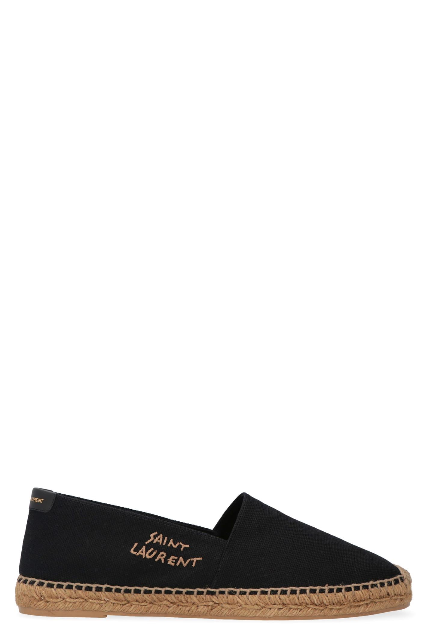 サンダル SAINT LAURENT Espadrillas サンローラン エンブロイダリー エスパドリーユ（キャンバス