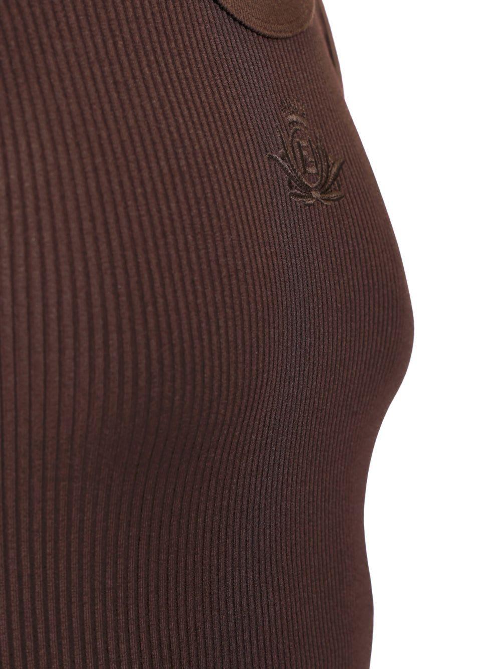 【送料&関税込】Fendi Look 30 Adv Top Ribbed Jersey Ff Club Fendi Look 30 Adv Top Ribbed Jersey Ff Club Crest T-Shirt in