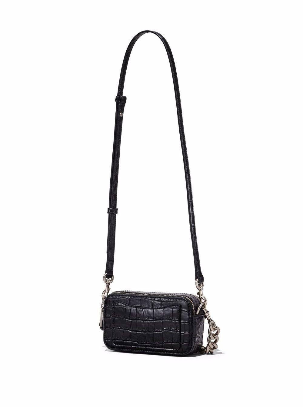 Snapshot leather crossbody bag Marc Jacobs Black in Leather - 36570944