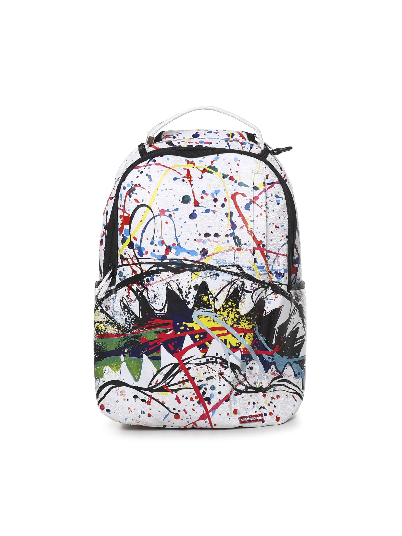 Sprayground Colorful After Backpack in White | Lyst