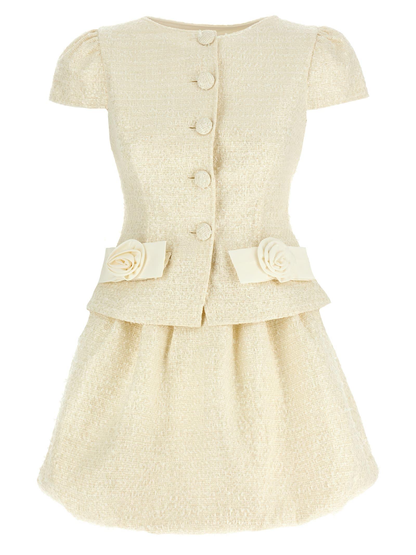 short fringe mini dress Alina Short Fringe Beaded Dress – GALINA COUTURE