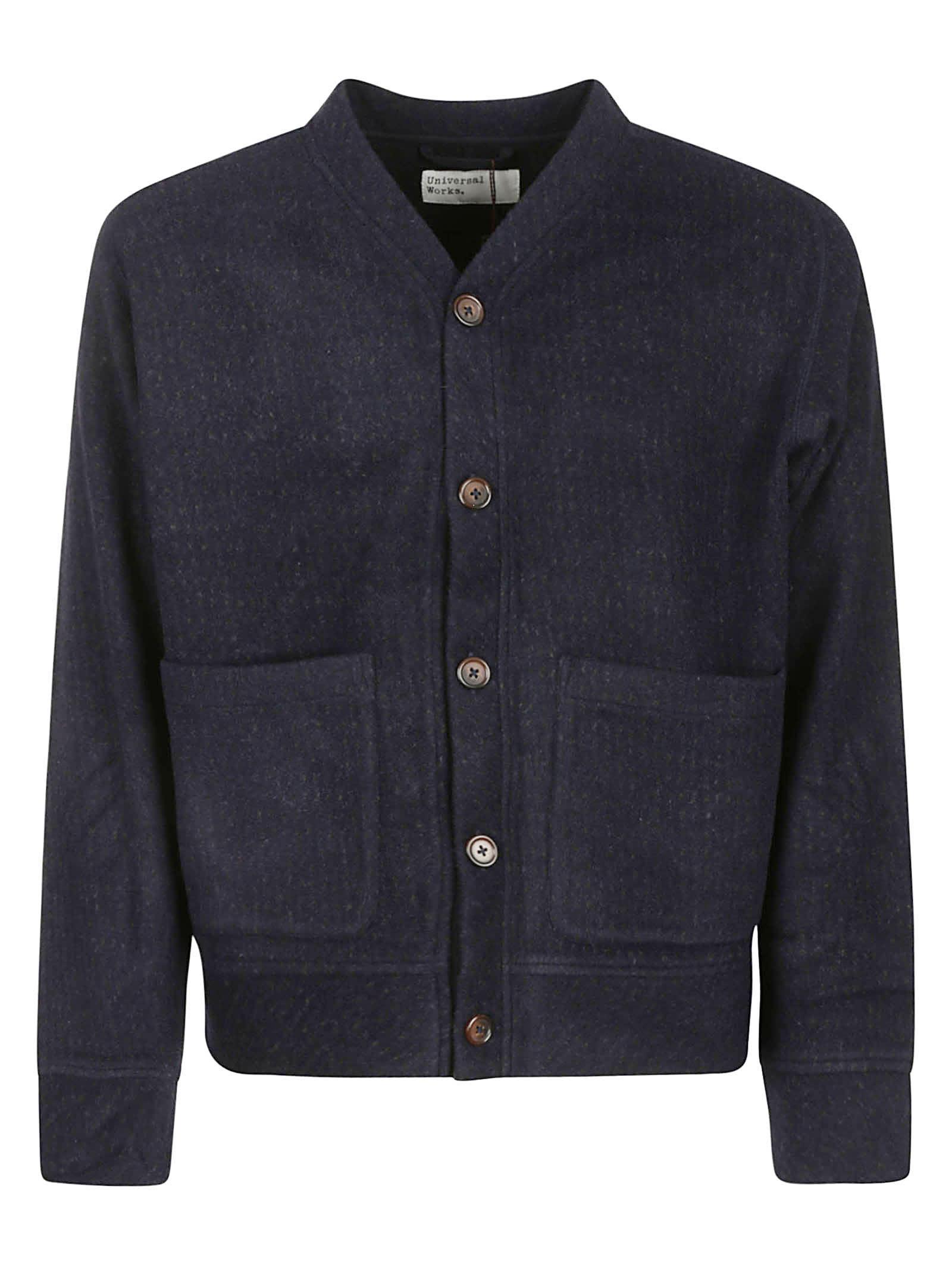 Universal Works Dicky Cardigan in Blue for Men | Lyst
