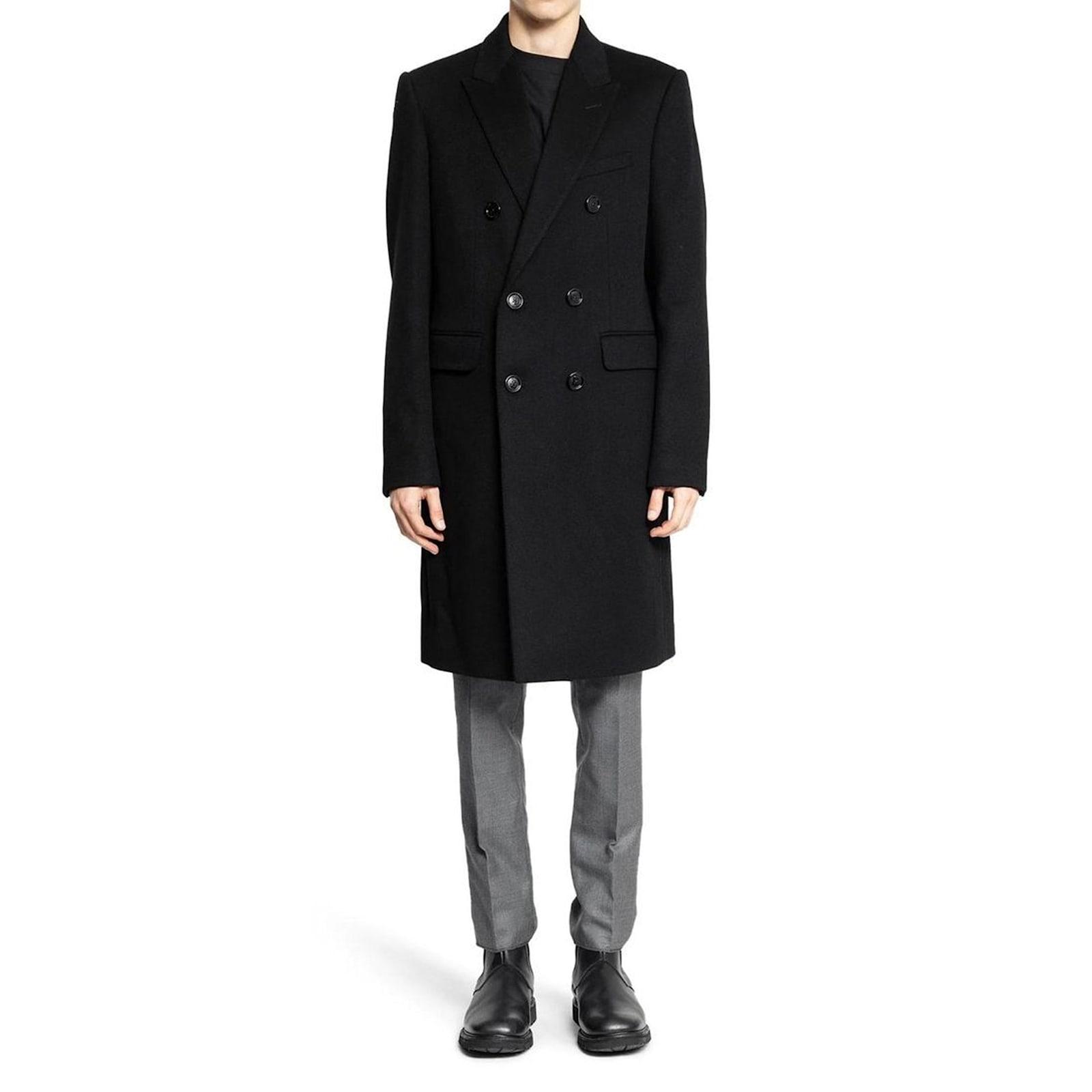 CELINE】BOXY FIT DOUBLE BREASTED COAT Celine Long coats and winter