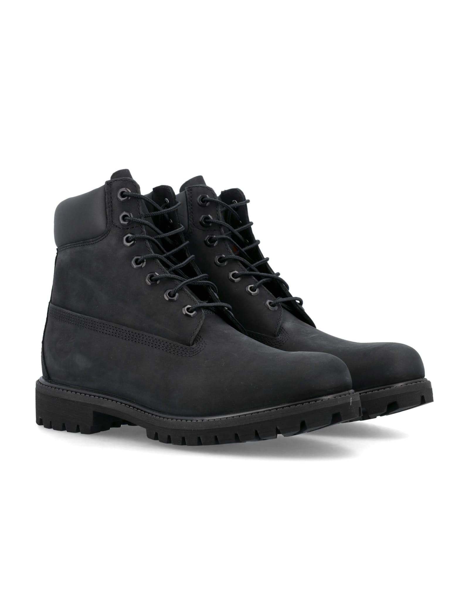 Timberland Premium 6 Inch Boot in Black 