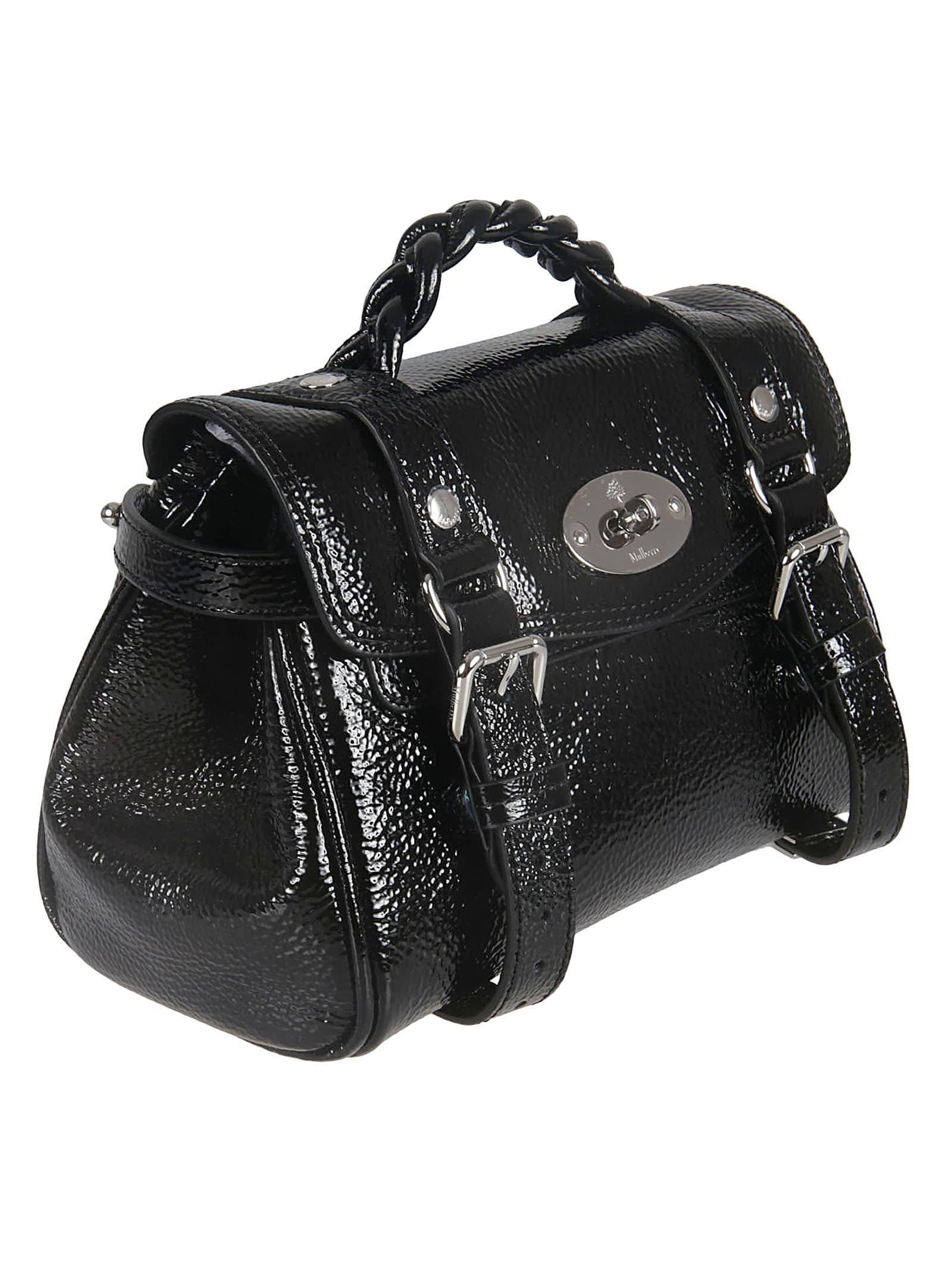 Mulberry Billie Leather Crossbody Bag - Black