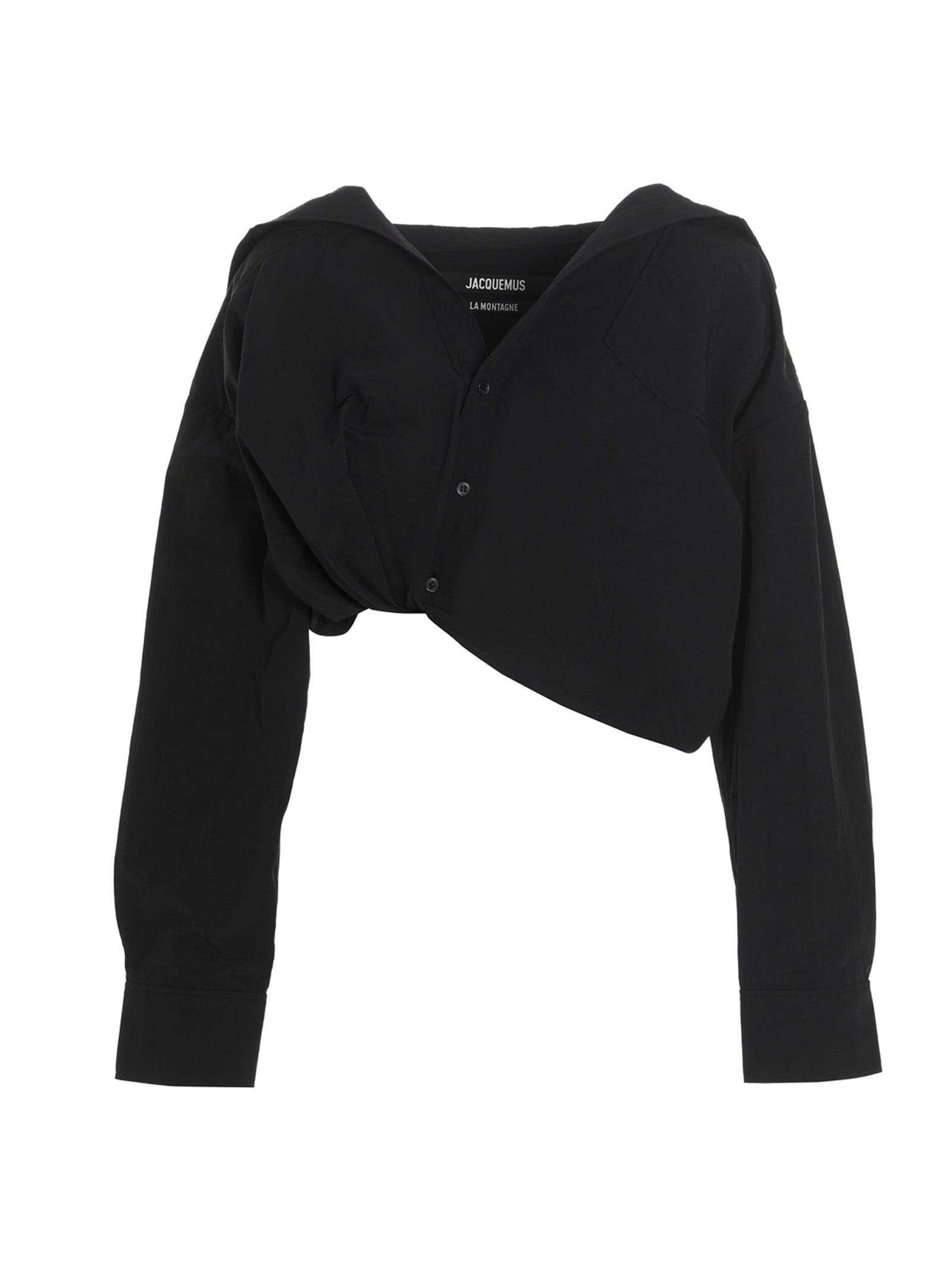 Jacquemus Synthetic La Chemise Mejean Shirt in Black | Lyst