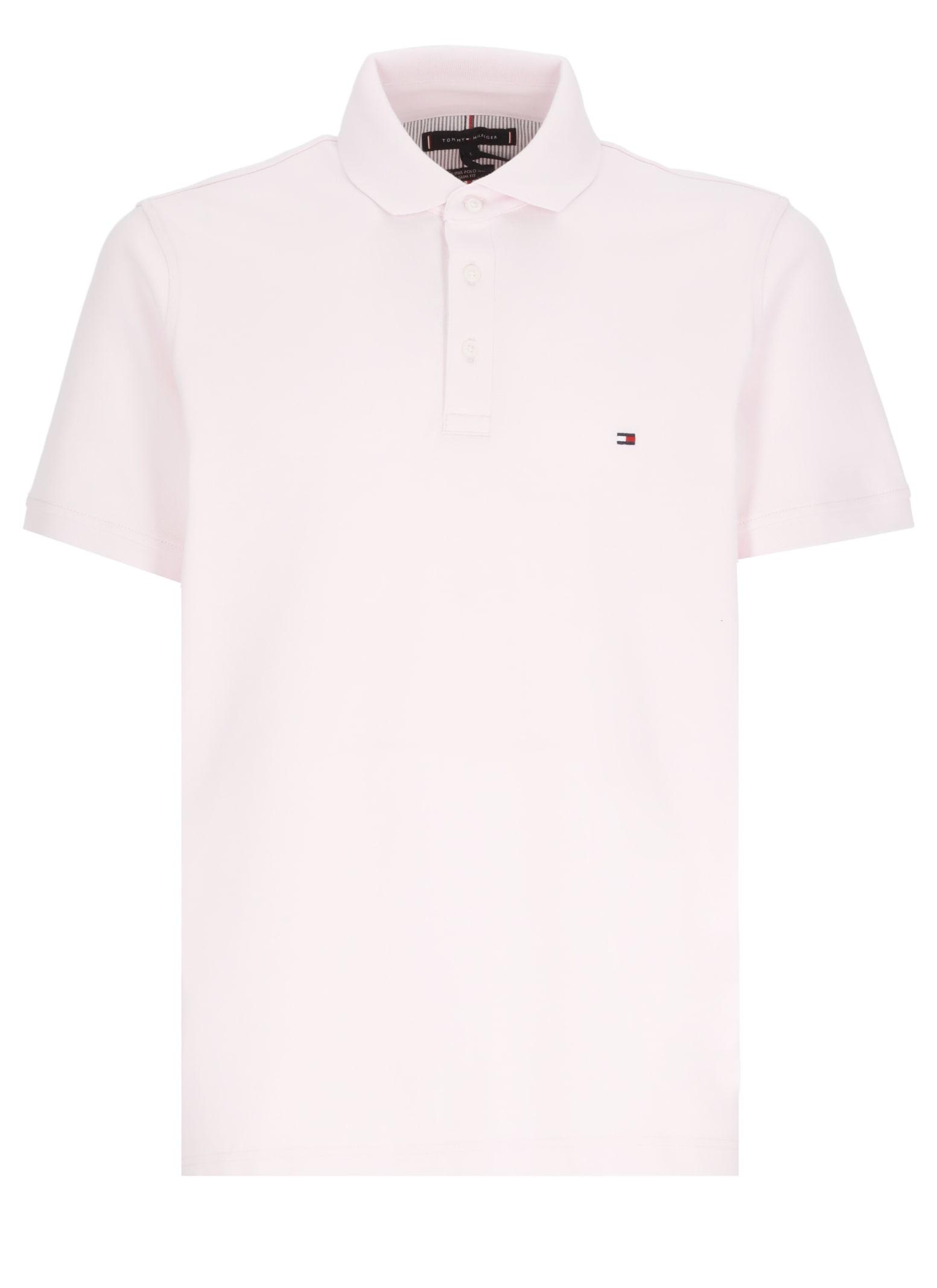 Tommy Hilfiger Cotton T-shirts And Polos in Light Pink (Pink) for Men | Lyst