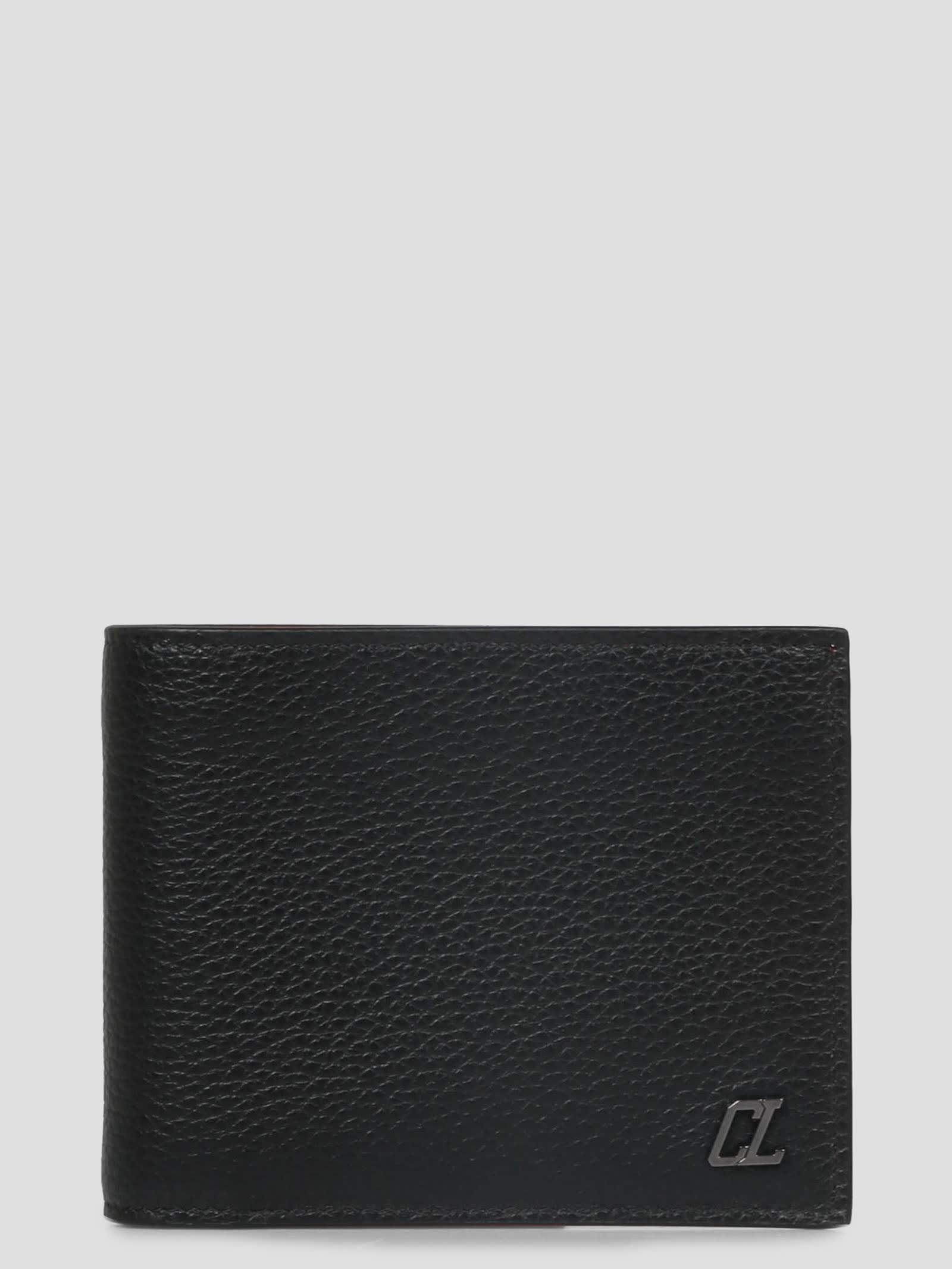 Coolcard - Wallet - Embossed calf leather - Black - Christian Louboutin