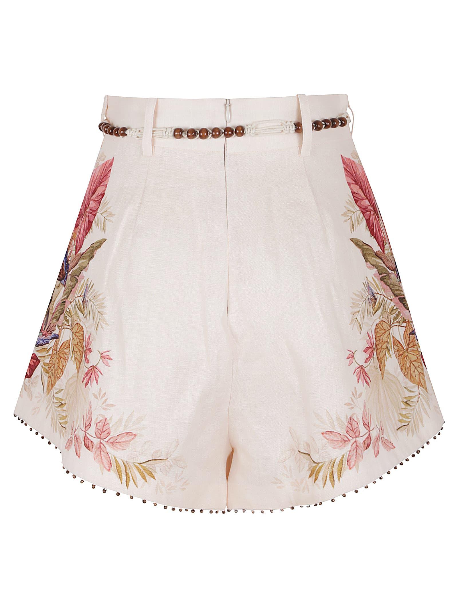 ショートパンツ ZIMMERMANN Printed Linen Ascension Shorts Zimmermann Ascension Embroidered Linen Shorts | Saks Fifth
