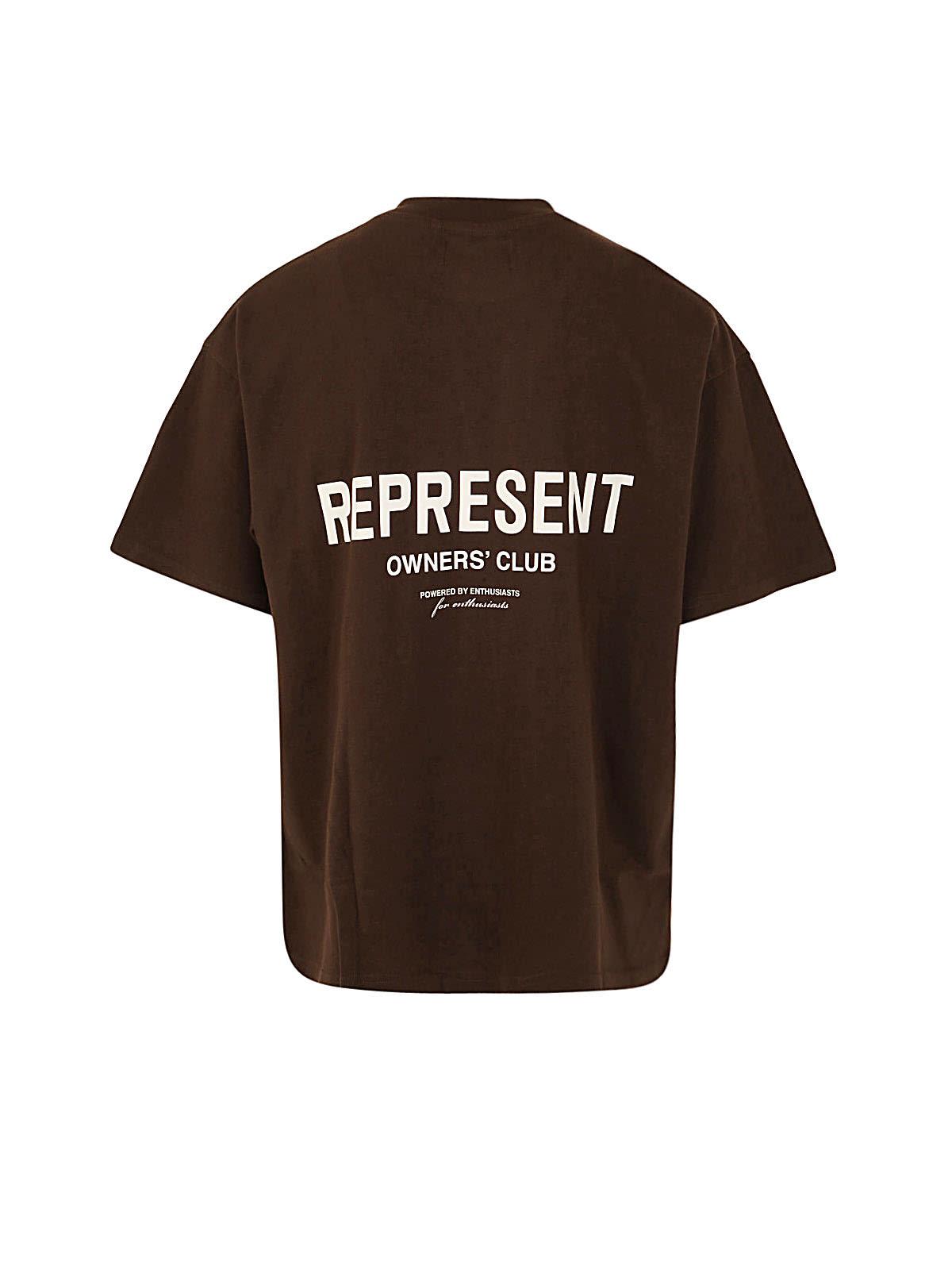 Represent Owners Club T-shirt in Brown for Men | Lyst