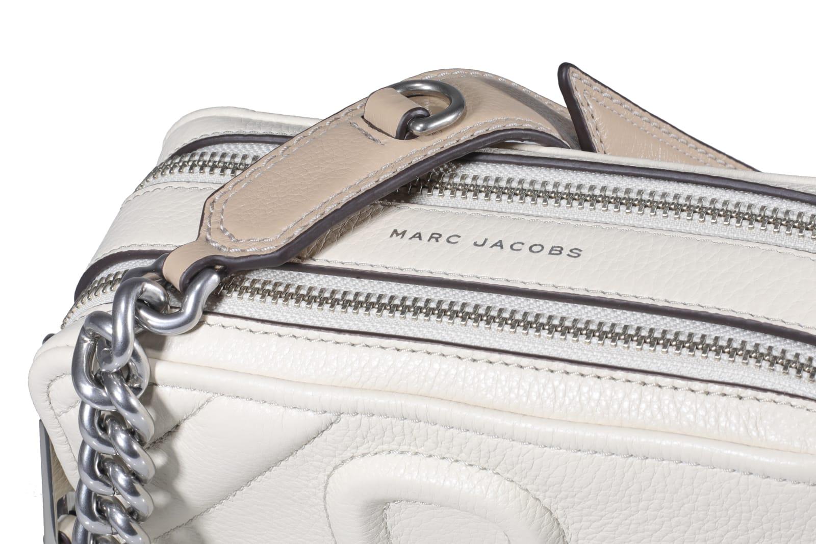 Marc Jacobs Moto Shot Zip-up Camera Bag in White