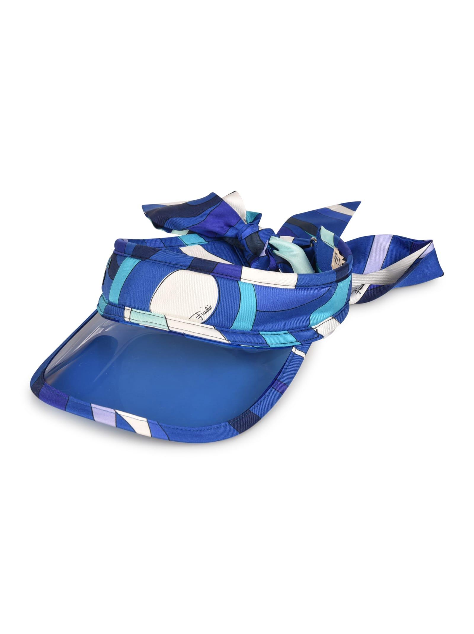 Emilio Pucci sunvisior Pucci Printed silk visor Emilio Pucci main image 2