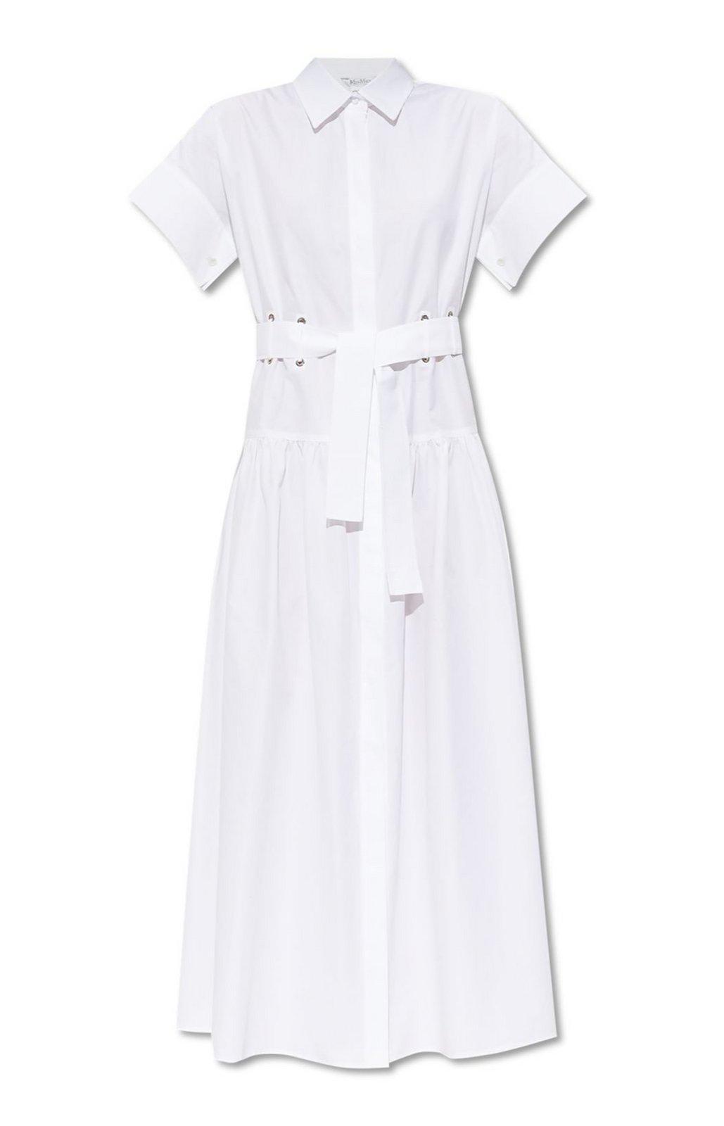 【送料&関税込】Max Mara agoraio White Cotton Dress Max Mara Cotton Dress 'Agoraio' in White | Lyst