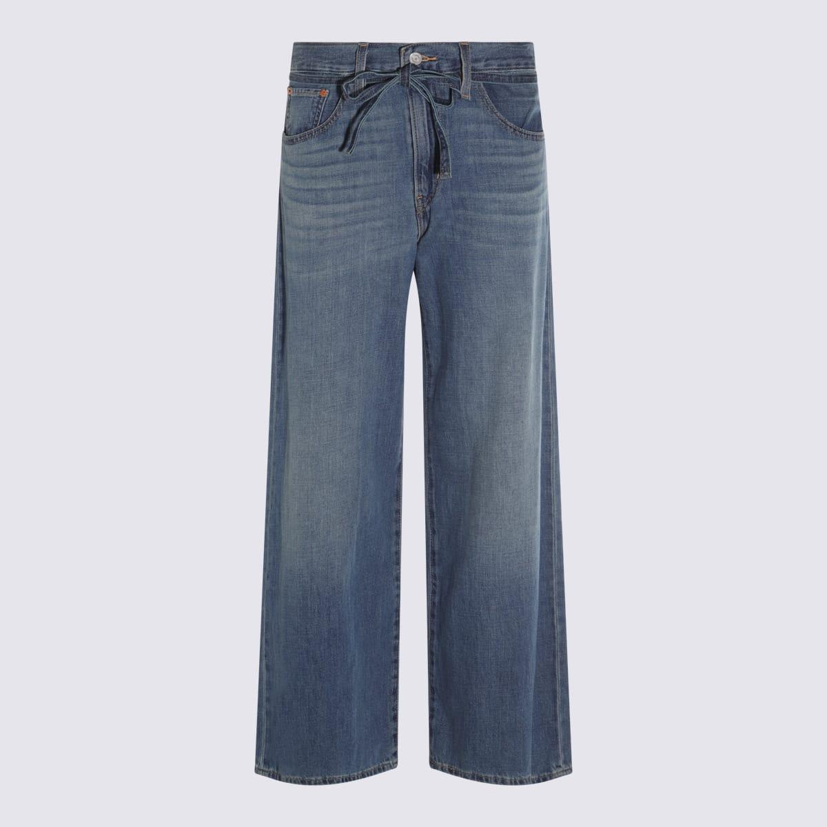 デニム・ジーパン LEVI'S DARK BLUE COTTON DENIM JEANS Levi's Dark Blue Cotton Denim Jeans Levi's Red