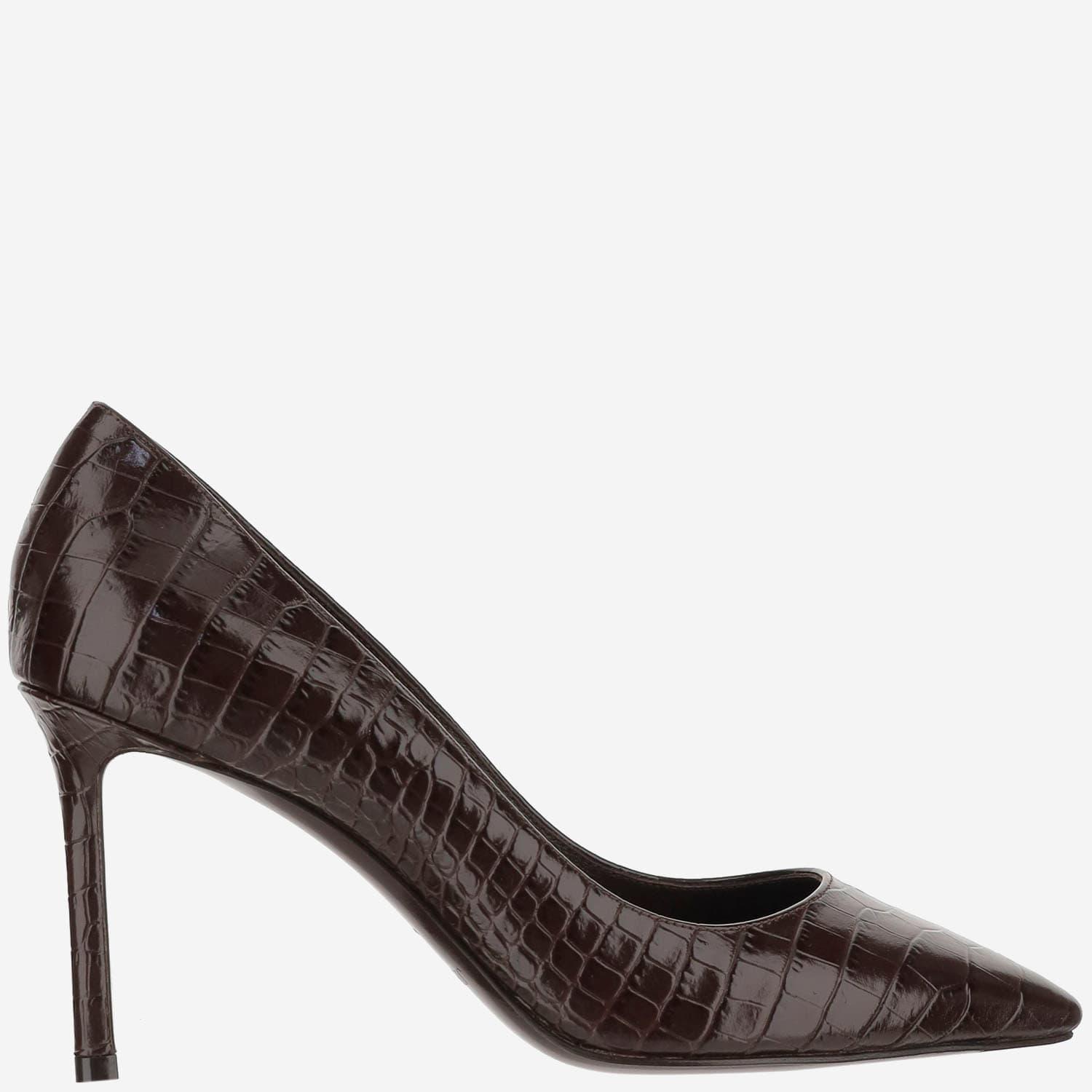 VIPセール【関税込み】JIMMY CHOO ROMY85 ポインテッドパンプス ジミー チュウ ボタン付き Black スエード・ポインテッド トゥ