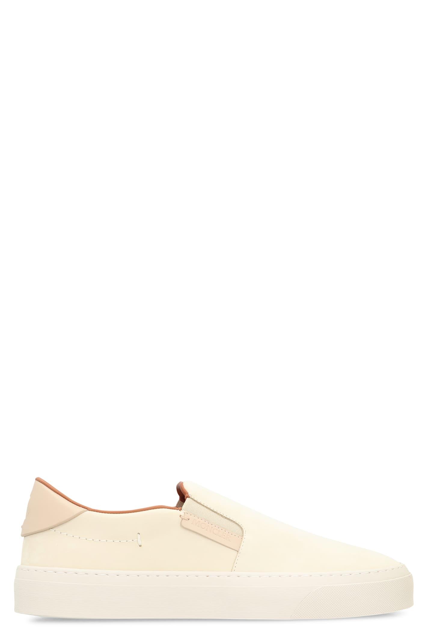 Moncler Monclub Slip-On Sneakers in Natural for Men | Lyst