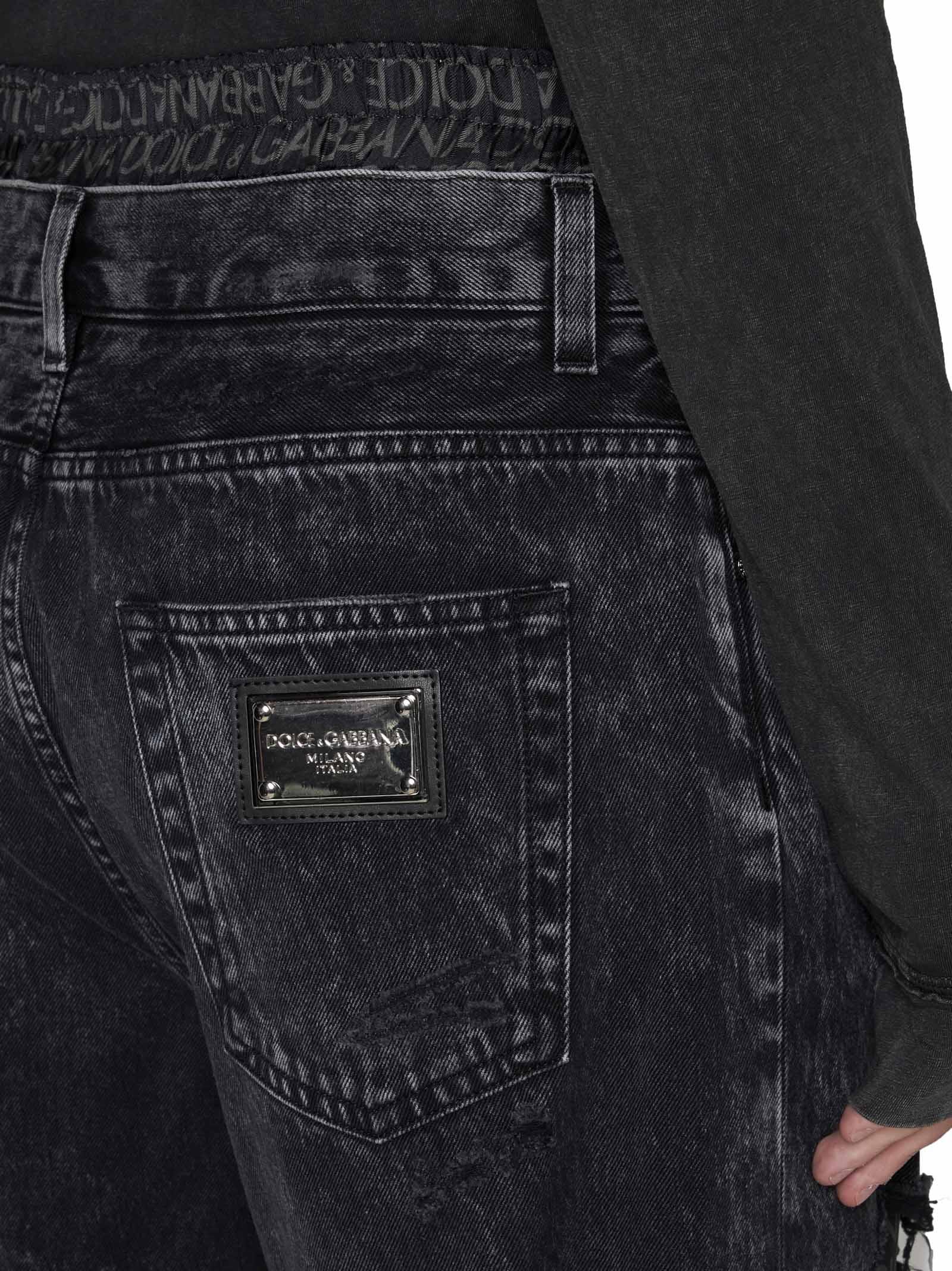 Dolce & Gabbana Jeans in Black for Men | Lyst