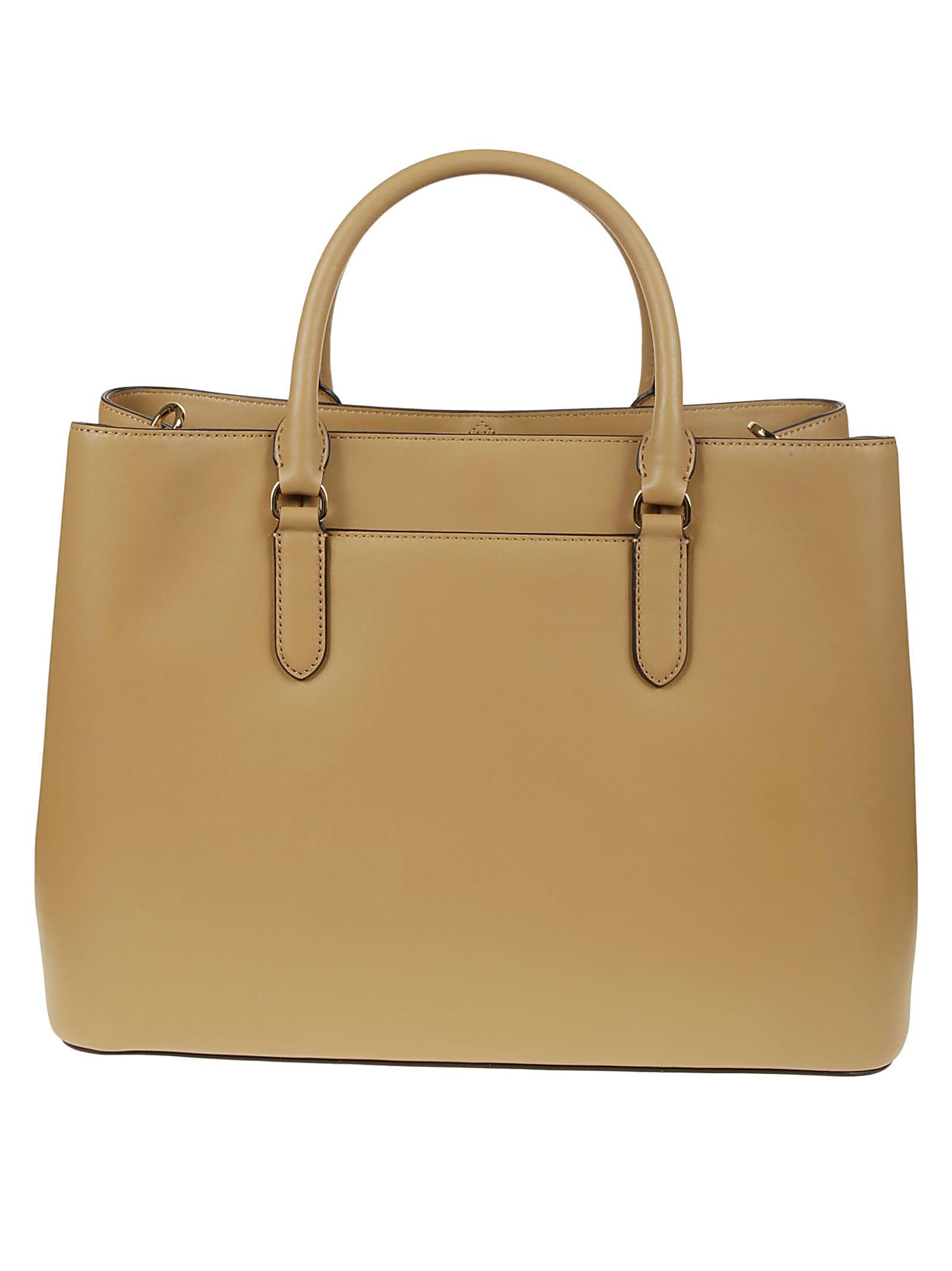 Ralph Lauren Marcy 36 Satchel Large in Natural Lyst UK