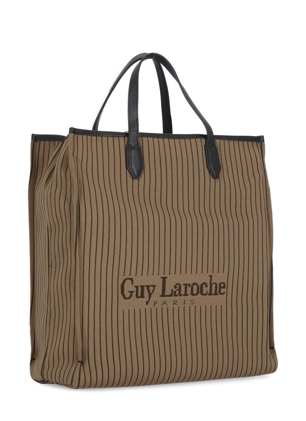 Guy Laroche Logoed Shoulder Bag in Brown