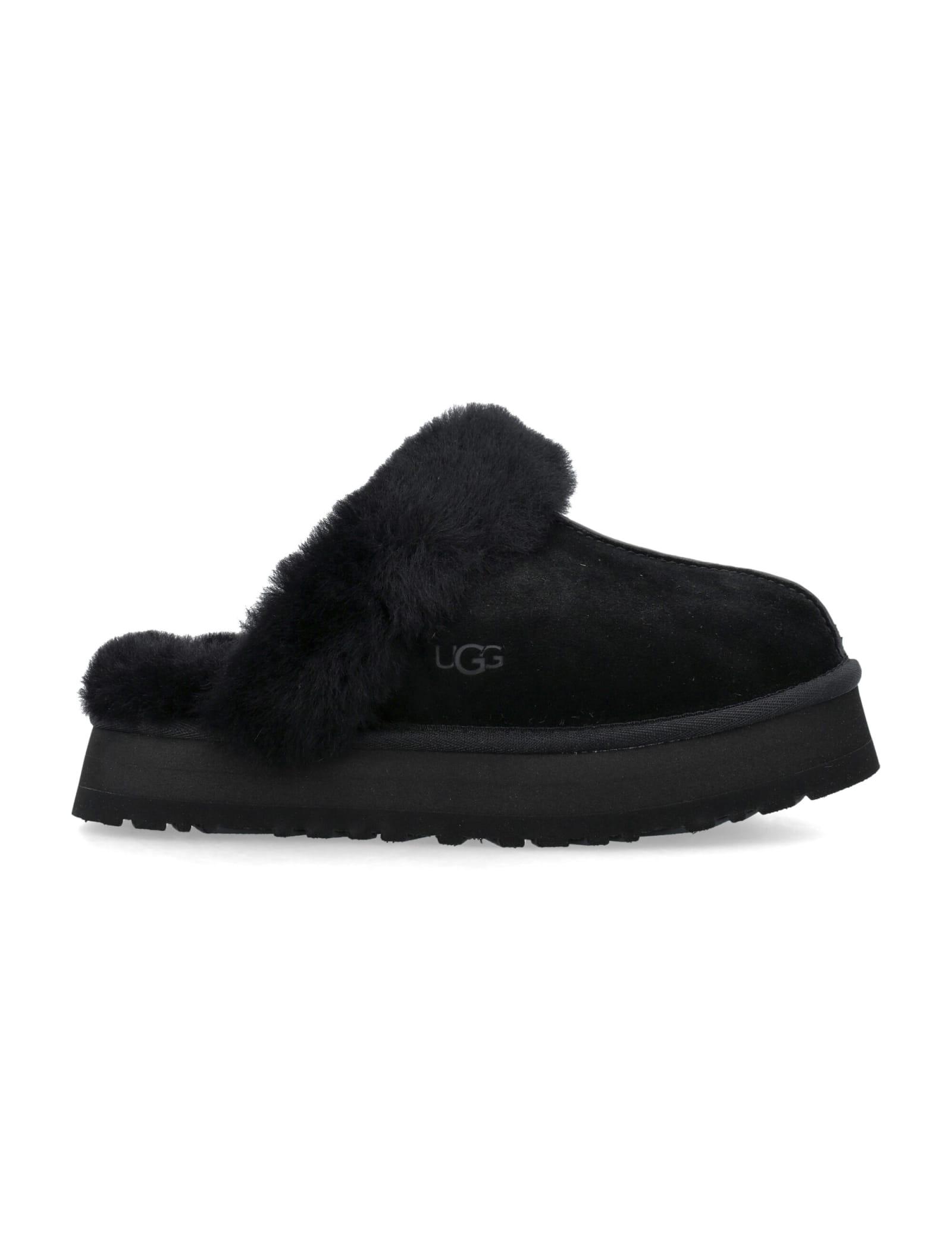 UGG Disquette Sabot in Black | Lyst