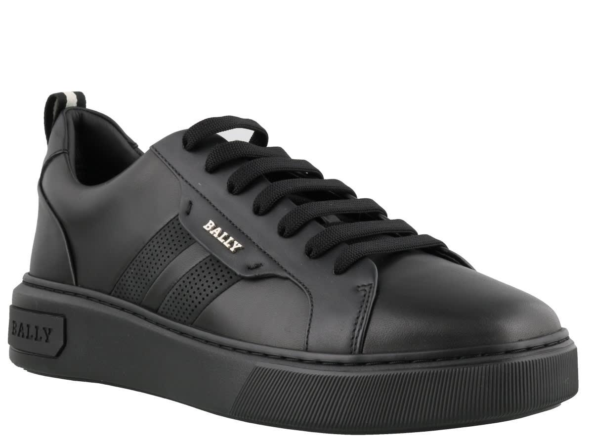 Bally Leather Maxim Low-top Sneakers in Black for Men - Lyst