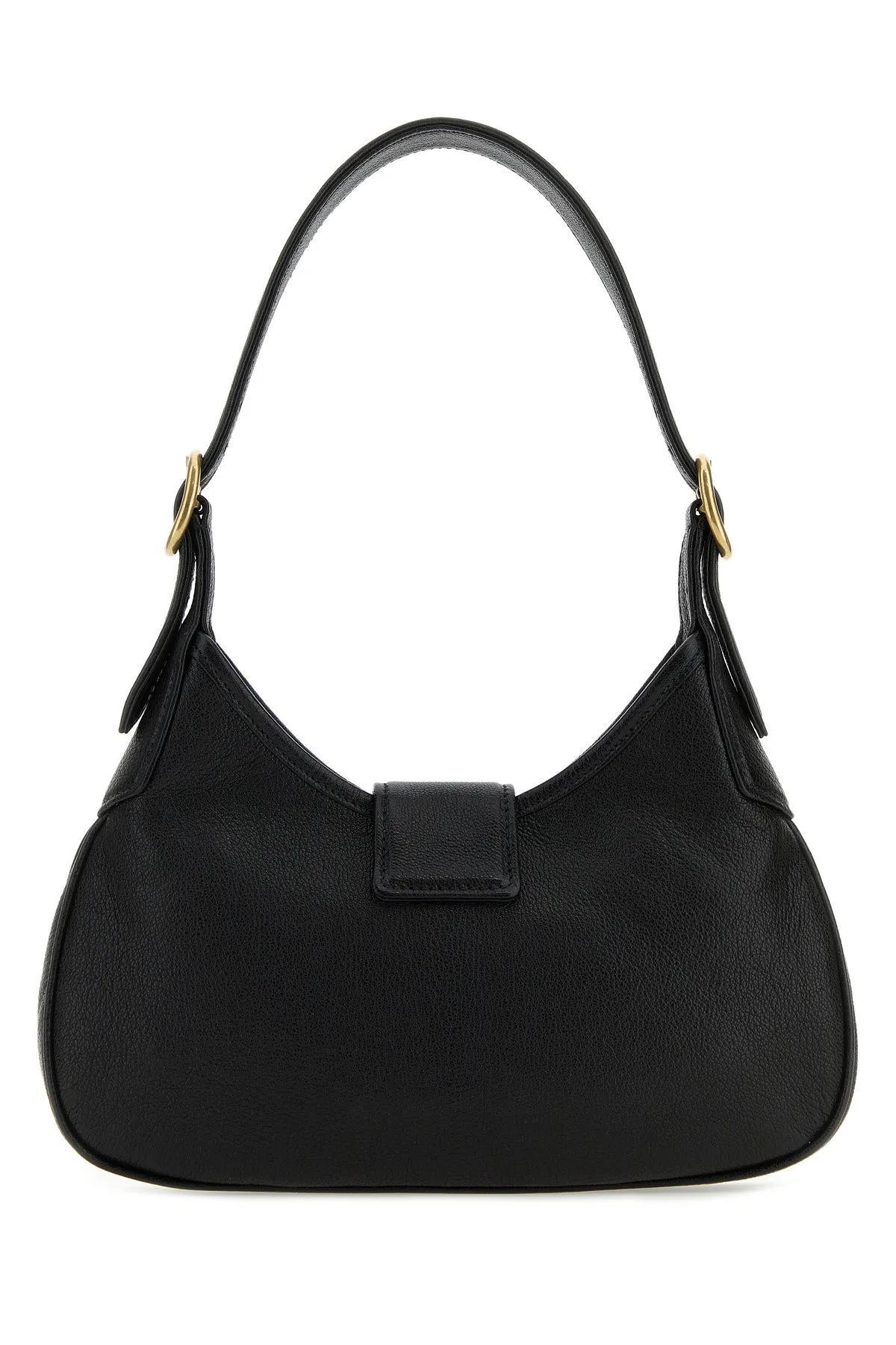 Miu Miu Black Leather Shoulder Bag | Lyst Miu Miu Black Leather Shoulder Bag | Lyst