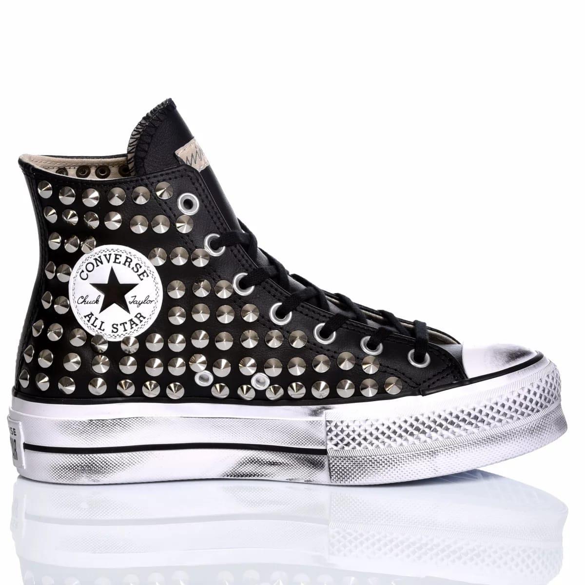 MIMANERA Converse Platform Leather in Blue Lyst