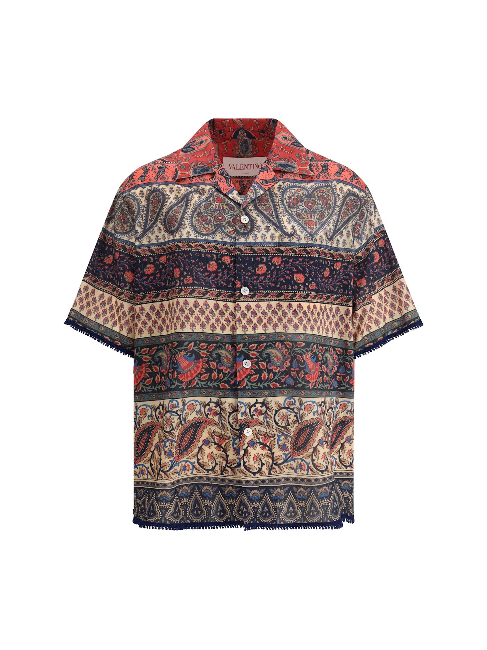 Tシャツ・カットソー VALENTINO 'Voyage Imaginaire' bowling shirt Valentino Bowling Voyage Imaginaire Shirt for Men | Lyst