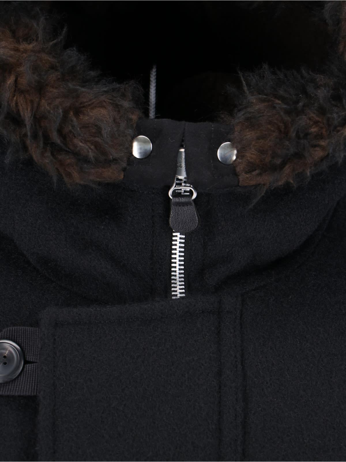OUR LEGACY DULUTH JACKET CLASSIC BLACK STAMPED WOOL | TODAY