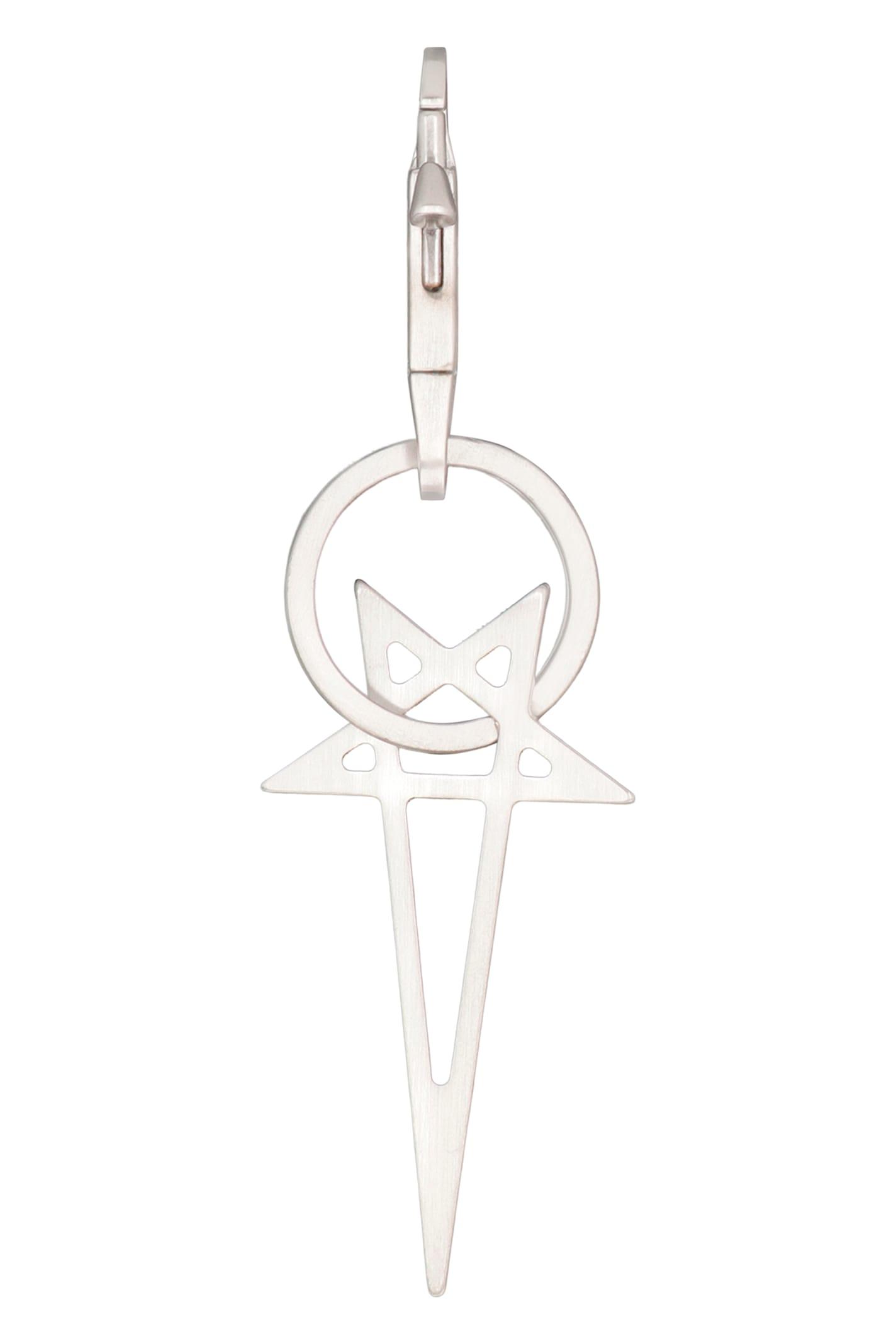 Rick Owens Logo-engraved Pentagram Lobster Keyring in