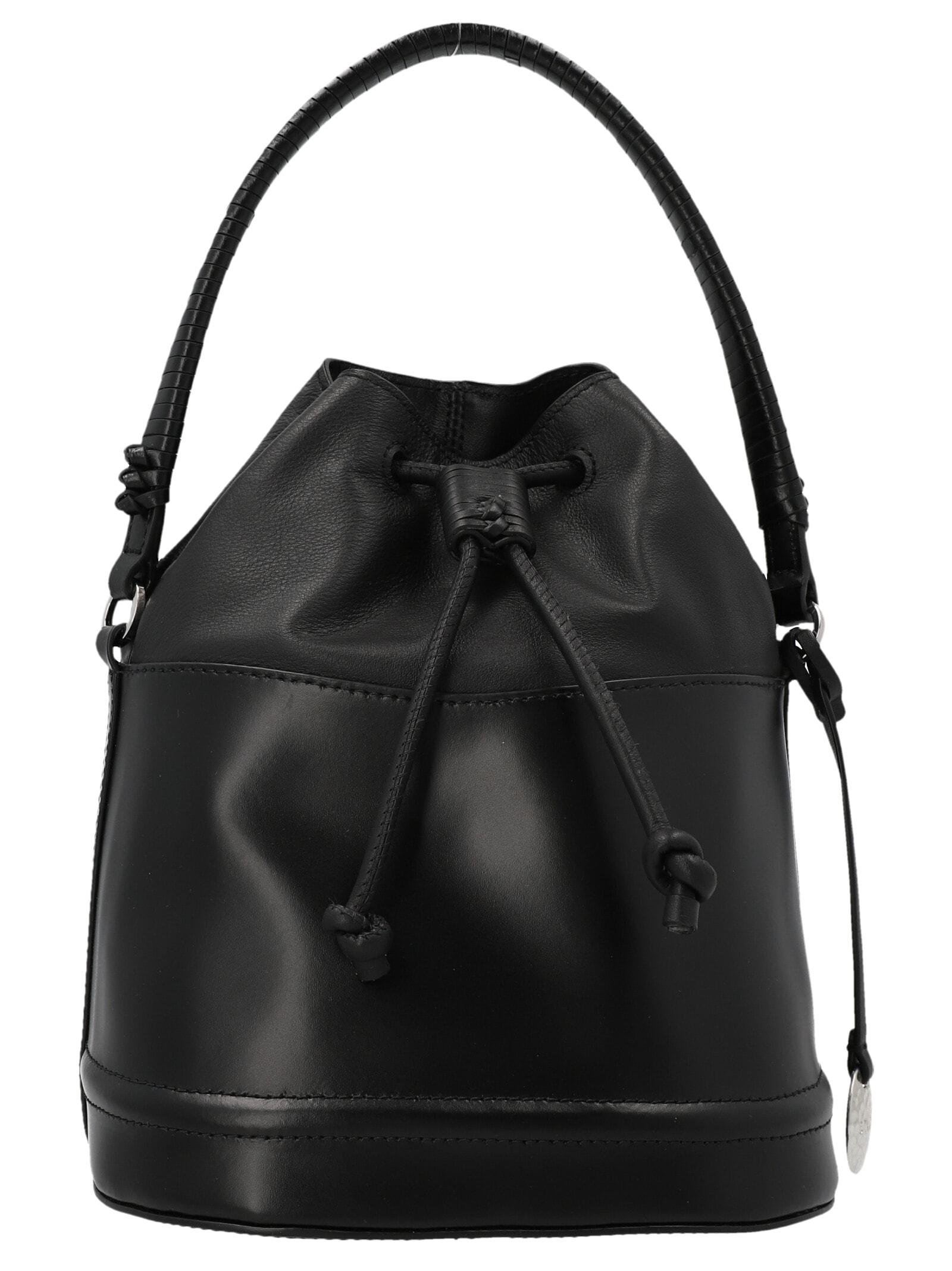 STAUD Leather Anges Bucket Bag in Black Lyst