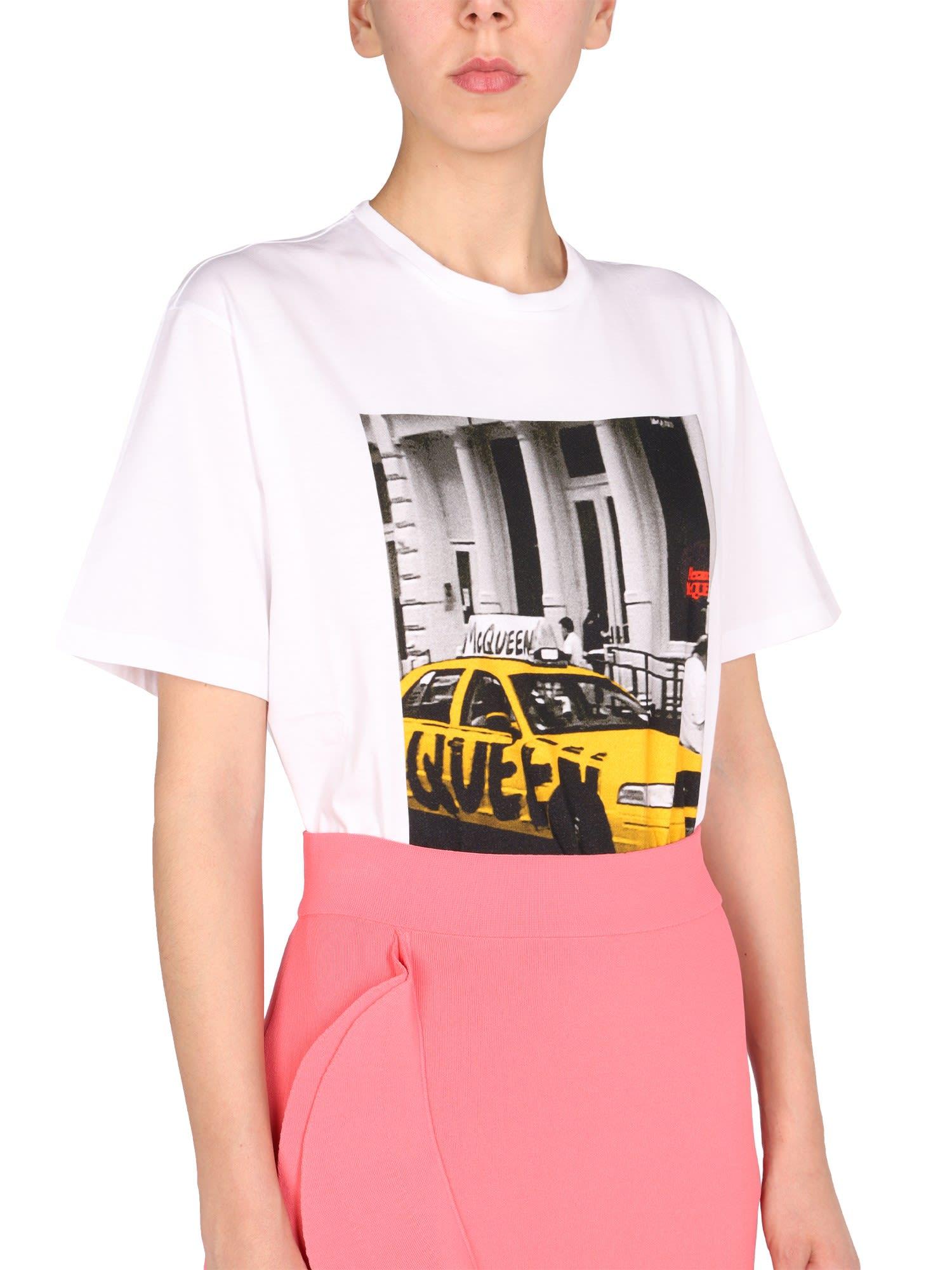 alexander mcqueen☆MCQUEEN GRAFFITI COTTON SHIRT 【18%OFF】