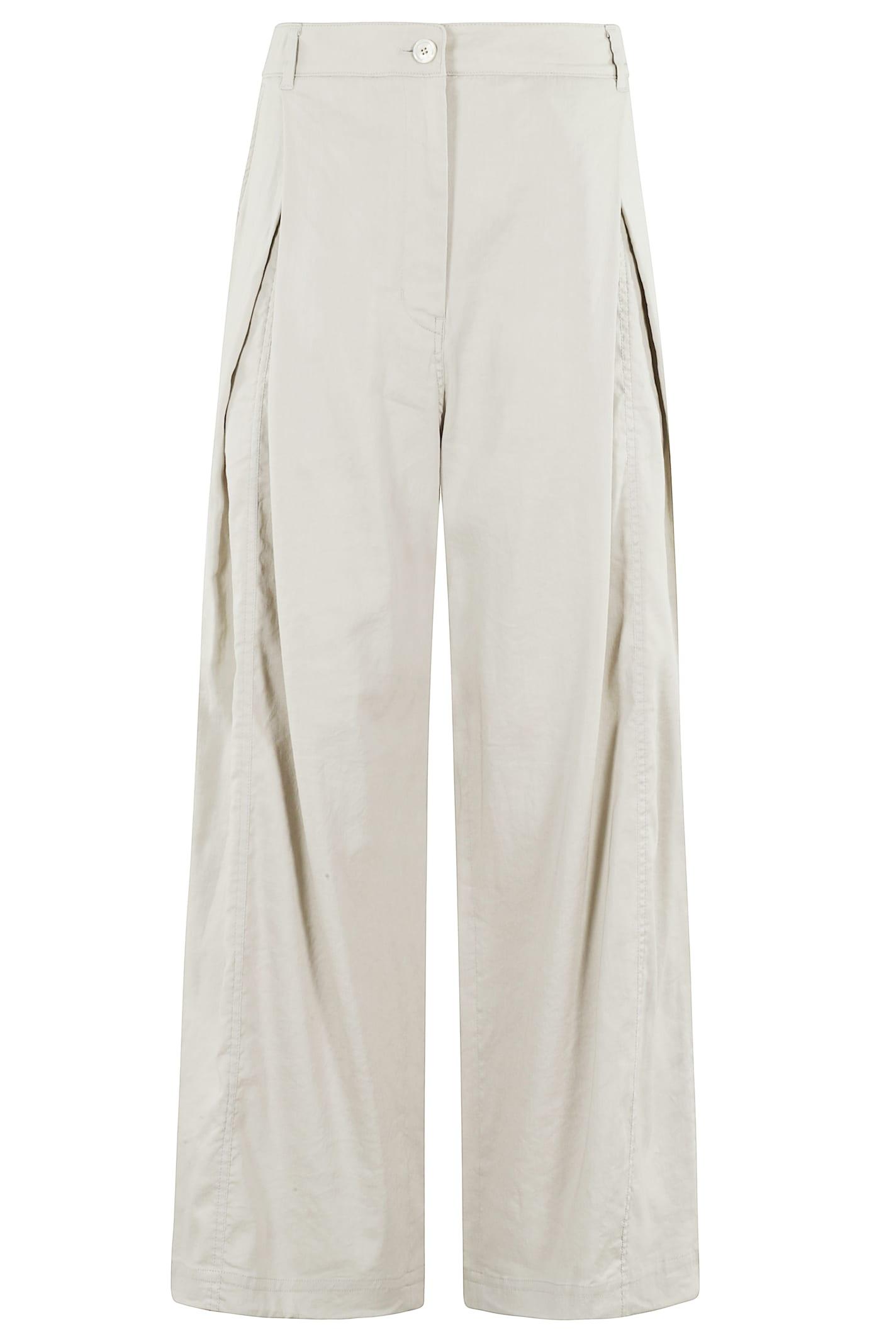 White Low Classic Pants for Women | Lyst