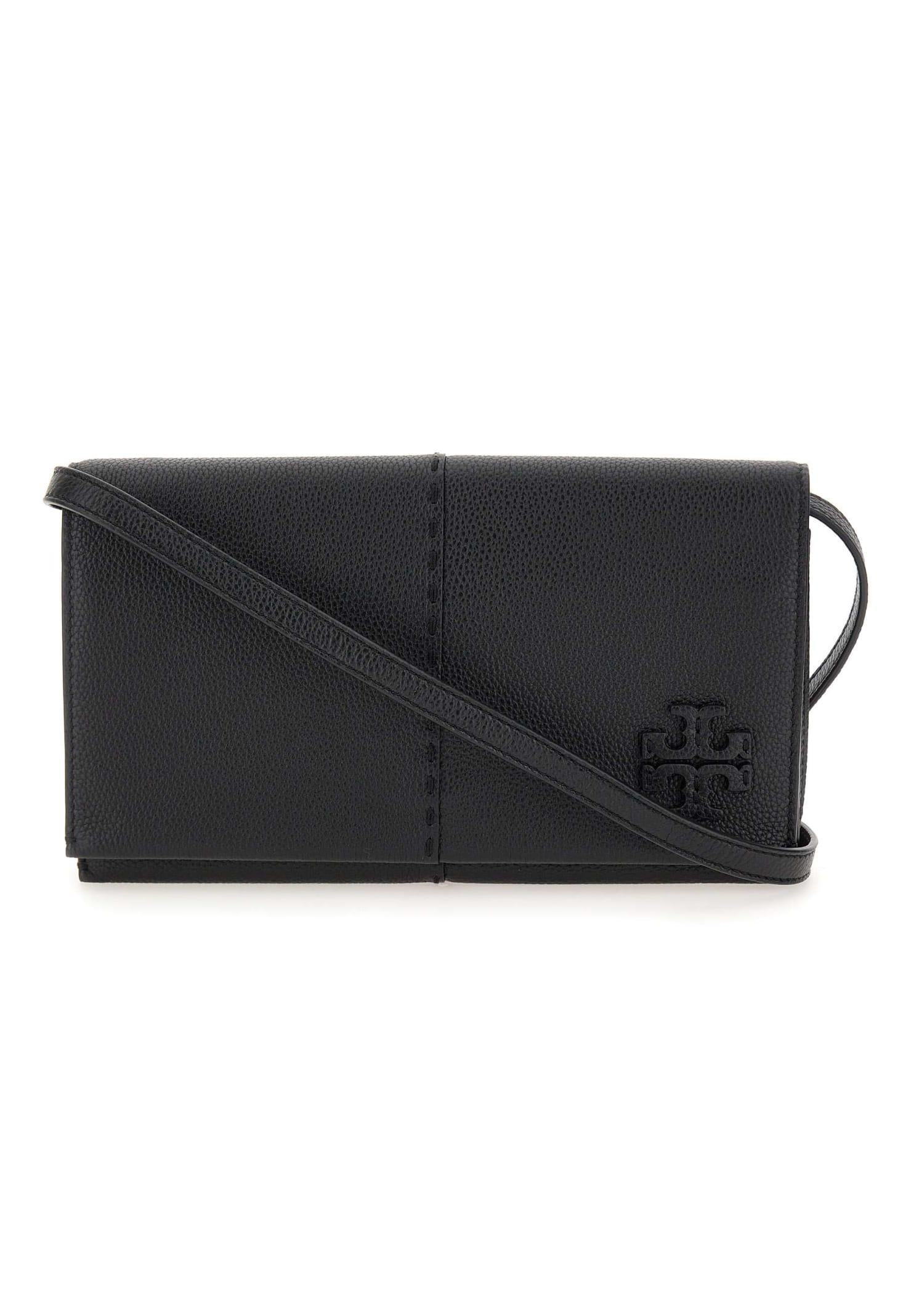 Tory Burch Mcgraw Crossbody Leather Bag in Black Lyst