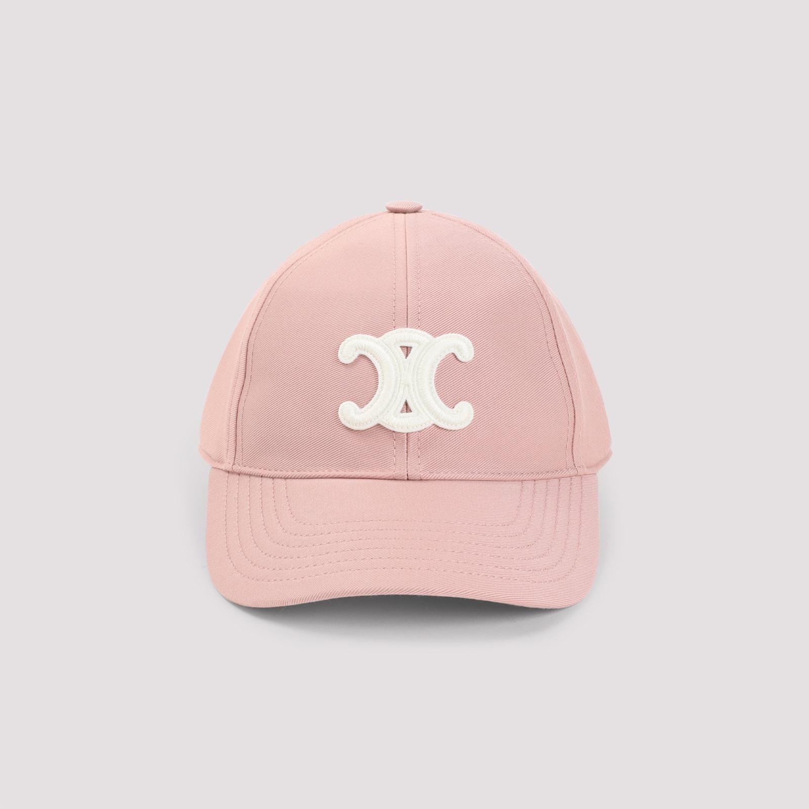 Celine pink baseball cap TRIOMPHE BASEBALL CAP IN COTTON VINTAGE PINK has a... | Depop main image 2
