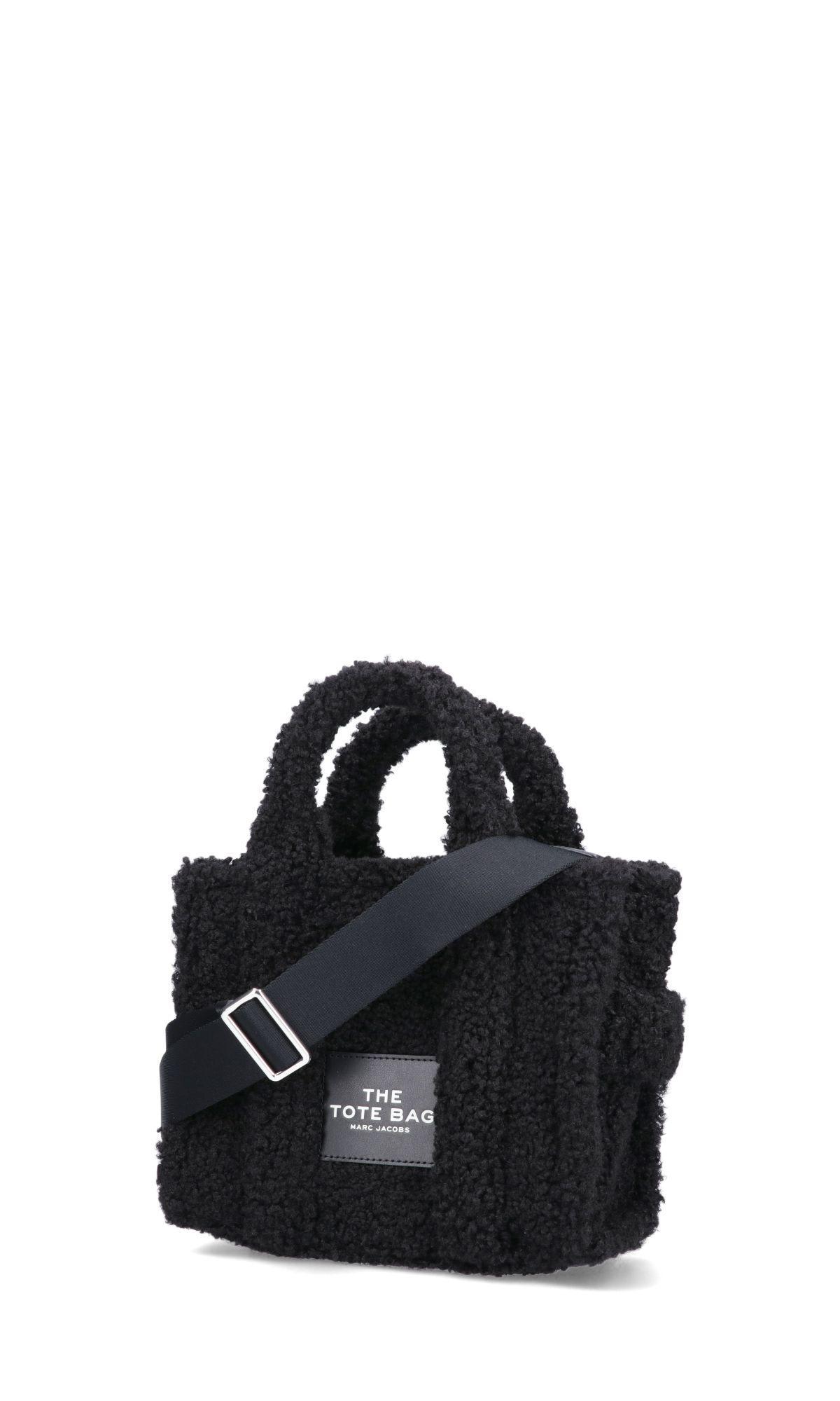 Marc Jacobs Black Mini The Teddy Tote Bag