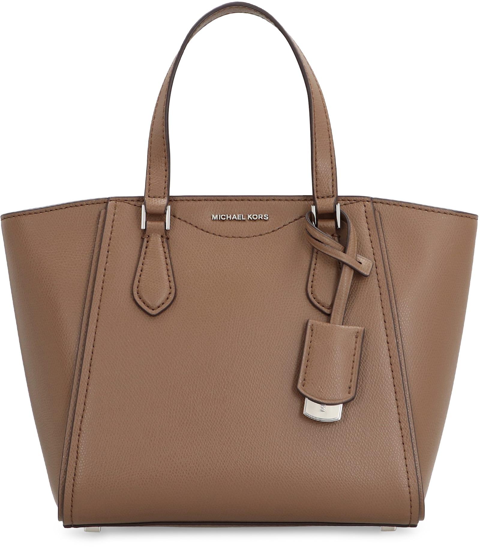michael michael kors hayes pebble leather tote