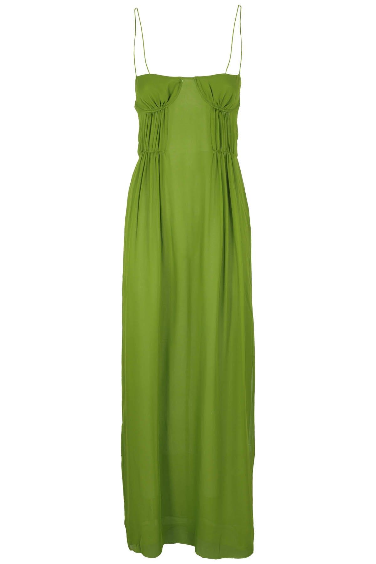 green emerald velvet dress Christopher Esber main image 0