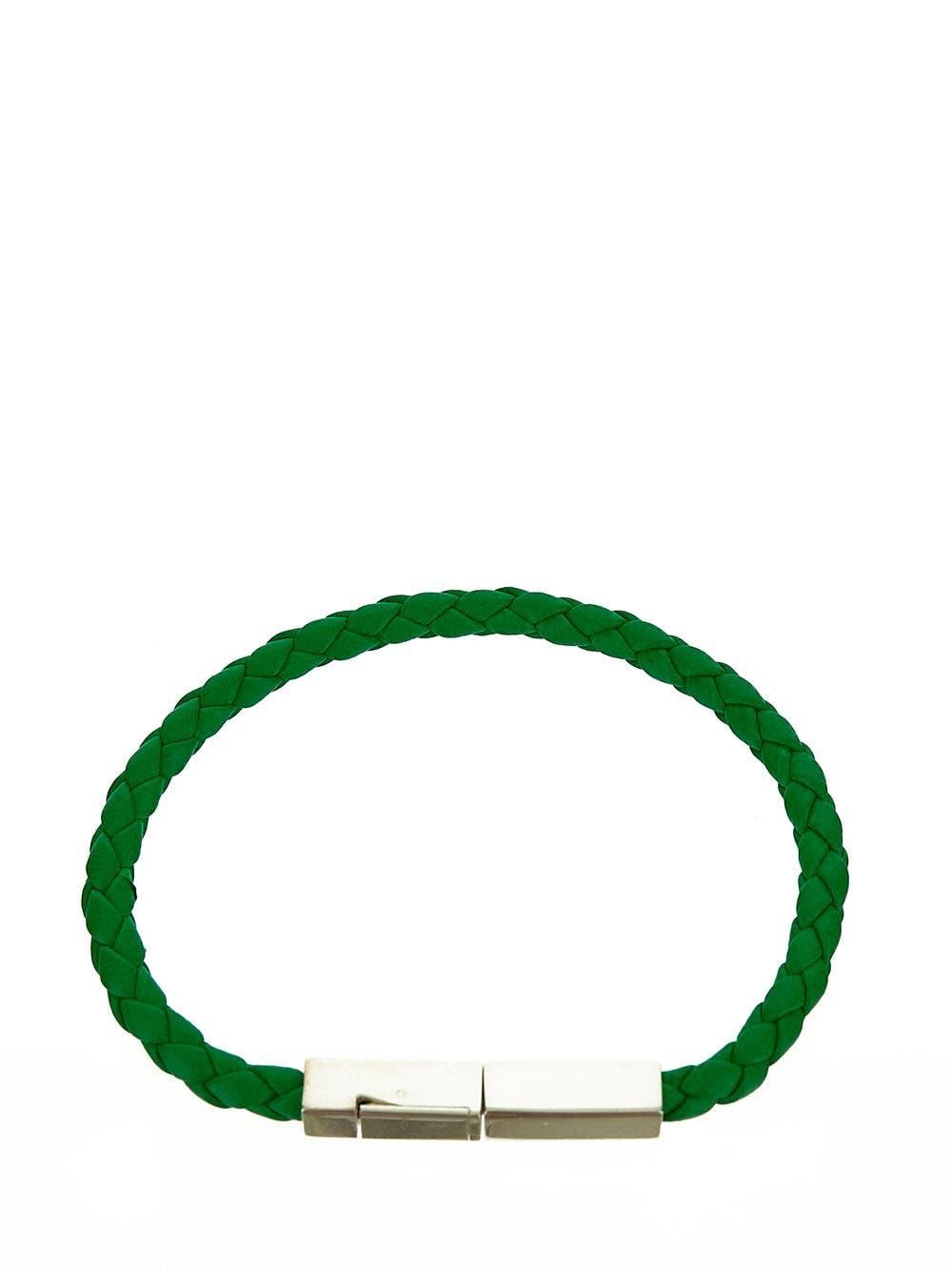 Bottega Veneta Men's Braided Leather Bracelet