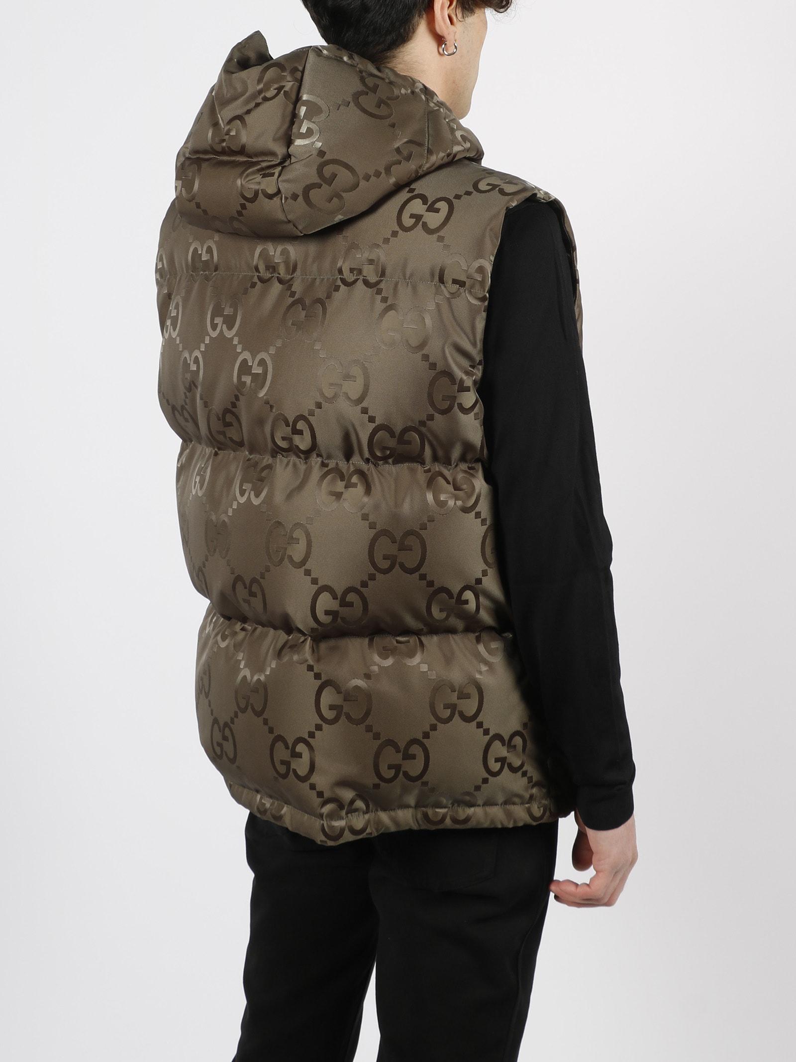 Jacquard Canvas Monogram Puffer Vest