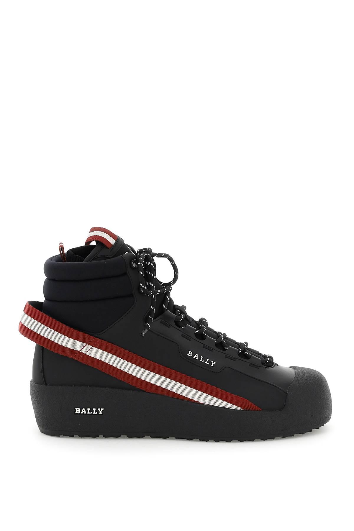 Bally 'clyde' Rubber And Leather Ankle Boots in Black for Men | Lyst