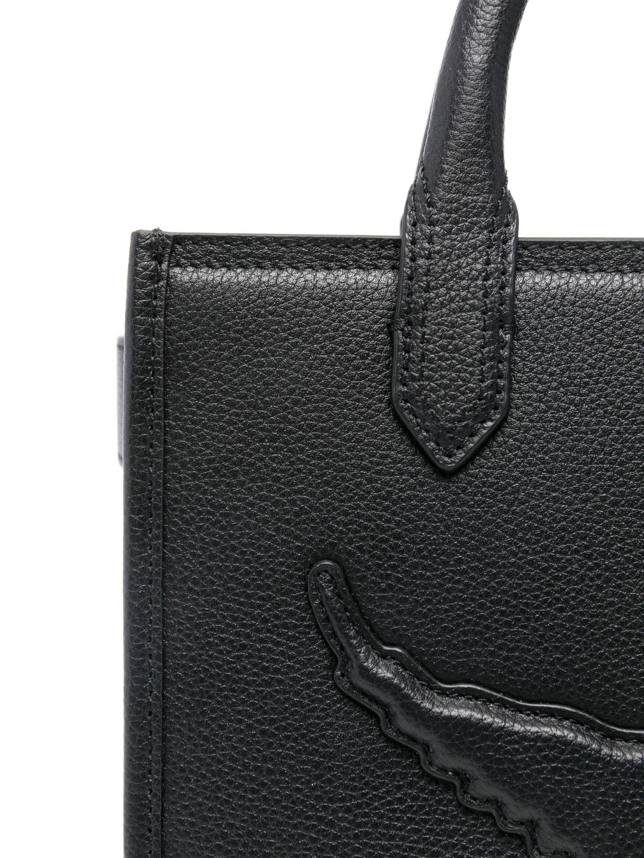 Zadig & Voltaire Angel Tote Xs Grained Leather in Black | Lyst